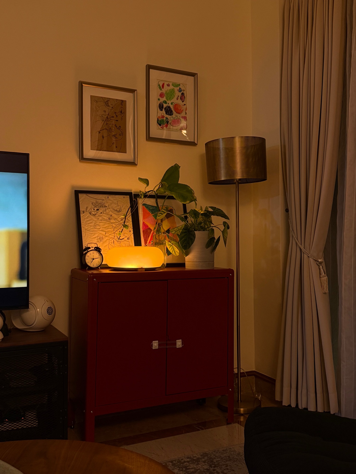 Mid-century-modern-with-IKEA-finds