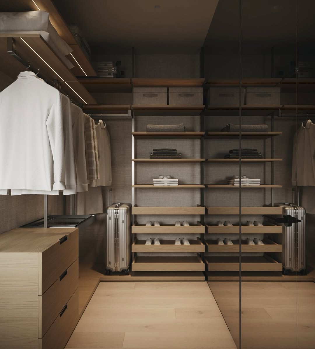 Stylish,-sophisticated-walk-in-wardrobe