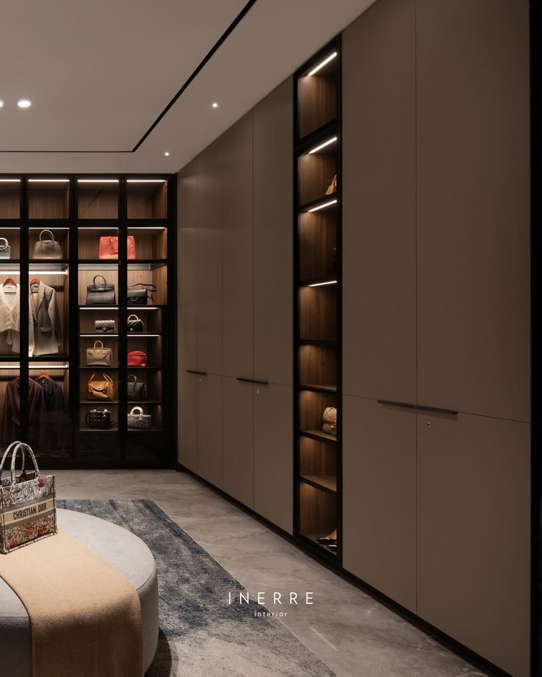 Luxurious-walk-in-wardrobe-&-bedroom-design