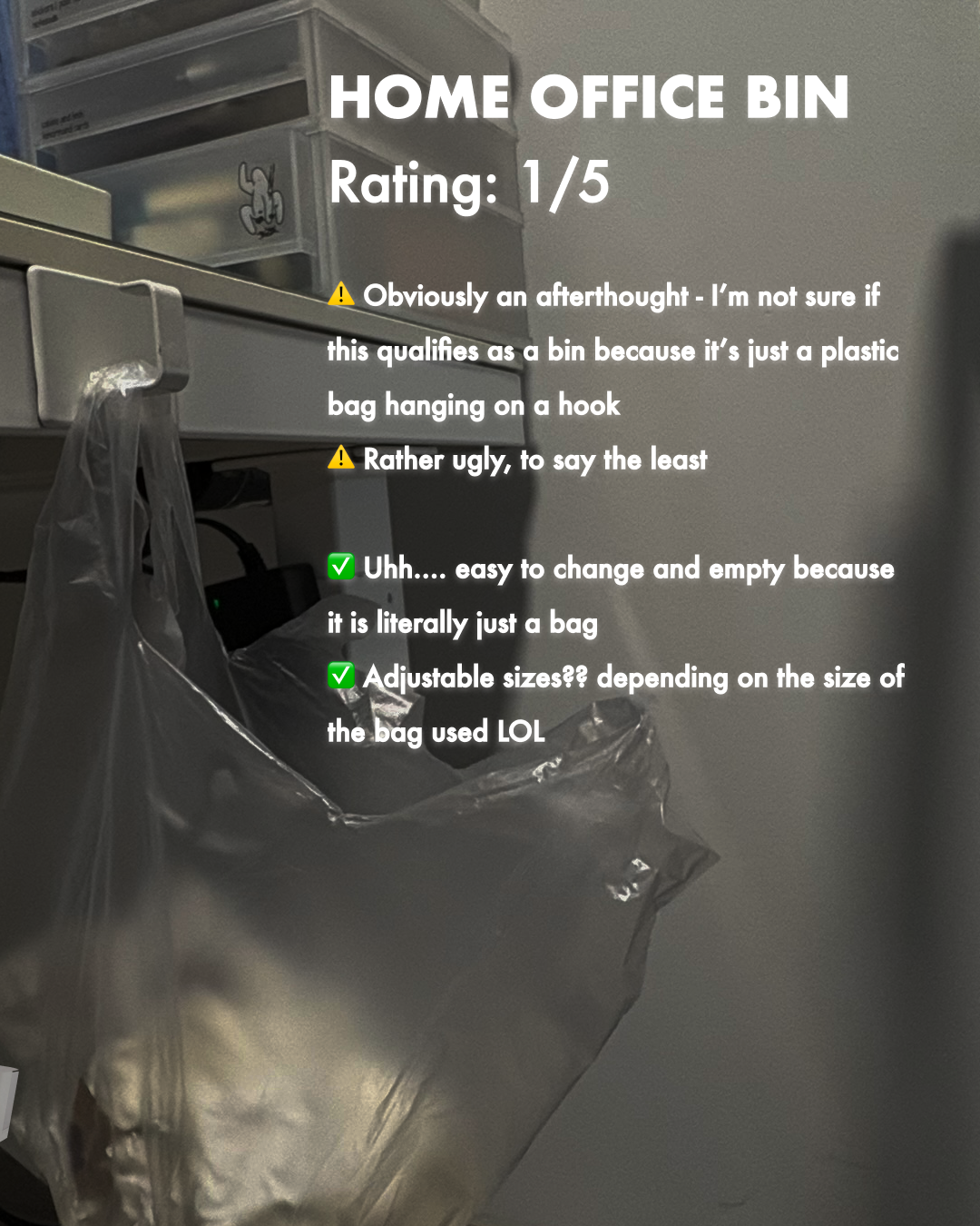 Reflecting on some of our trashy decisions :)