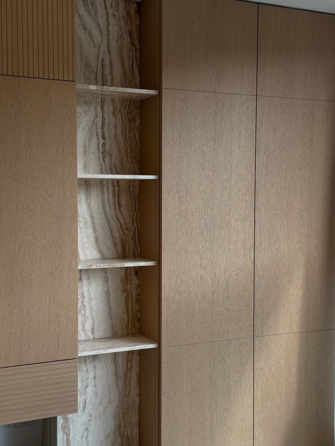 Modern TV wall & open display cabinet