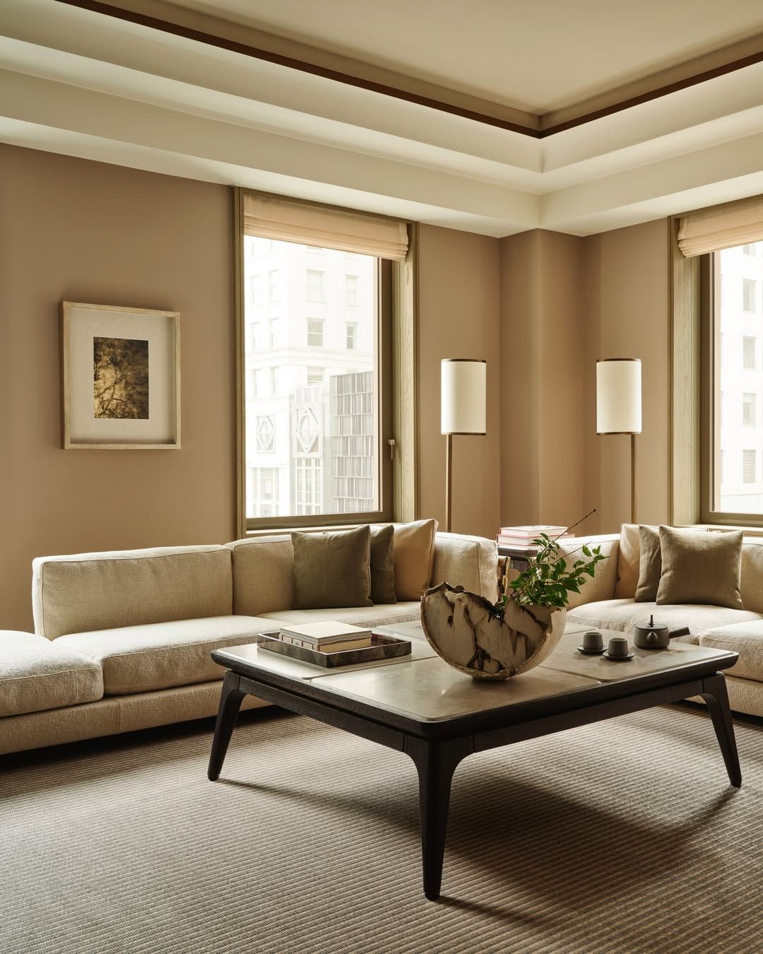 Luxurious and refined living room design