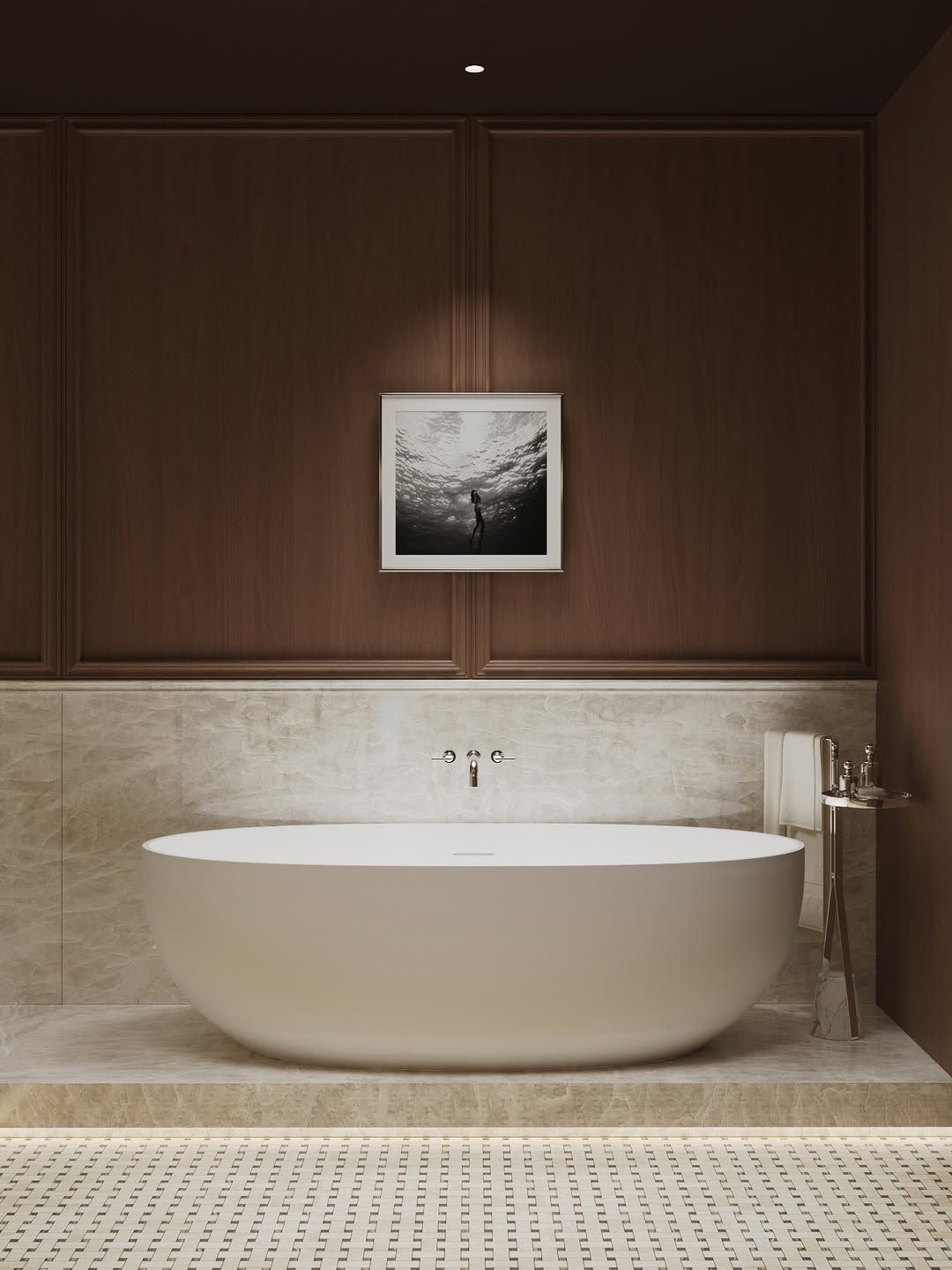 Luxurious bathroom design