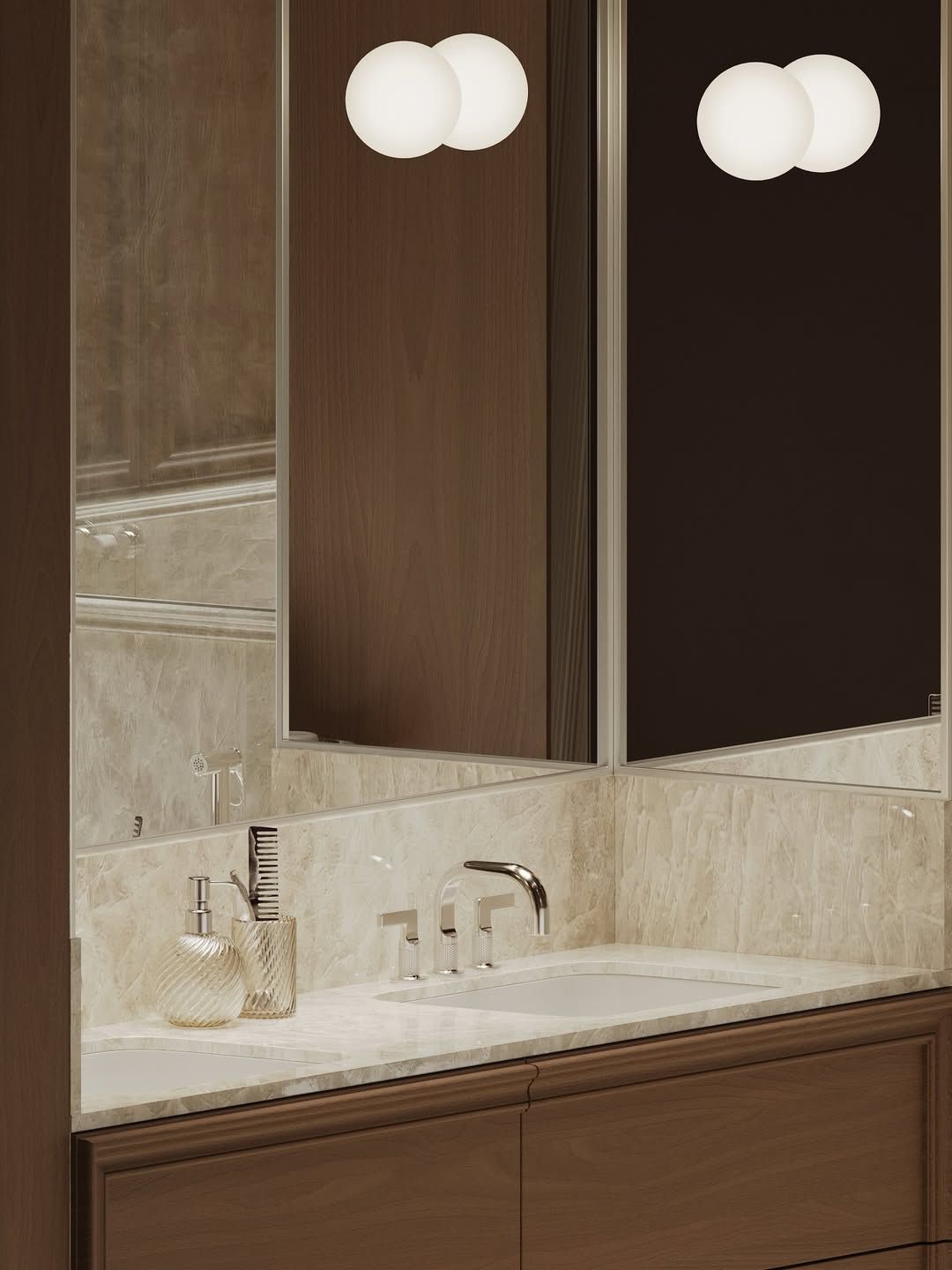 Luxurious bathroom design