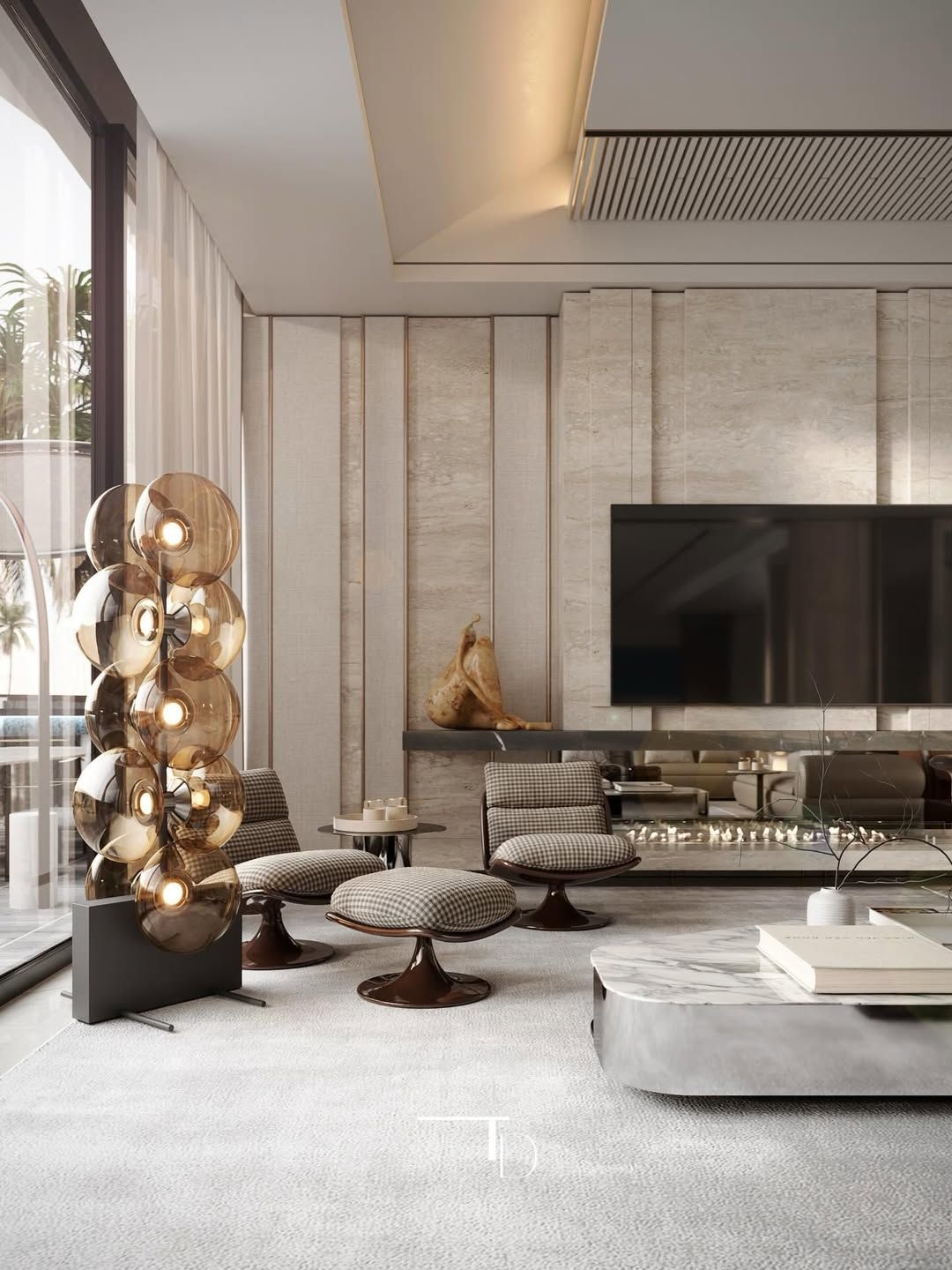 Luxury living room design