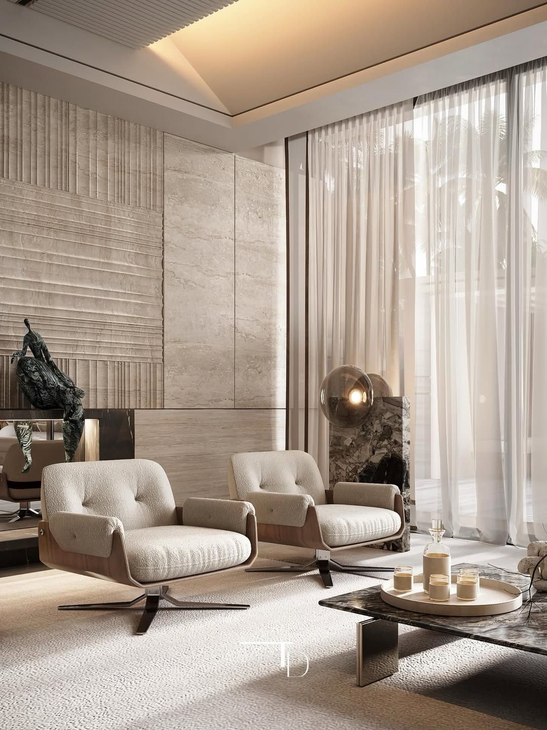 Luxury living room design