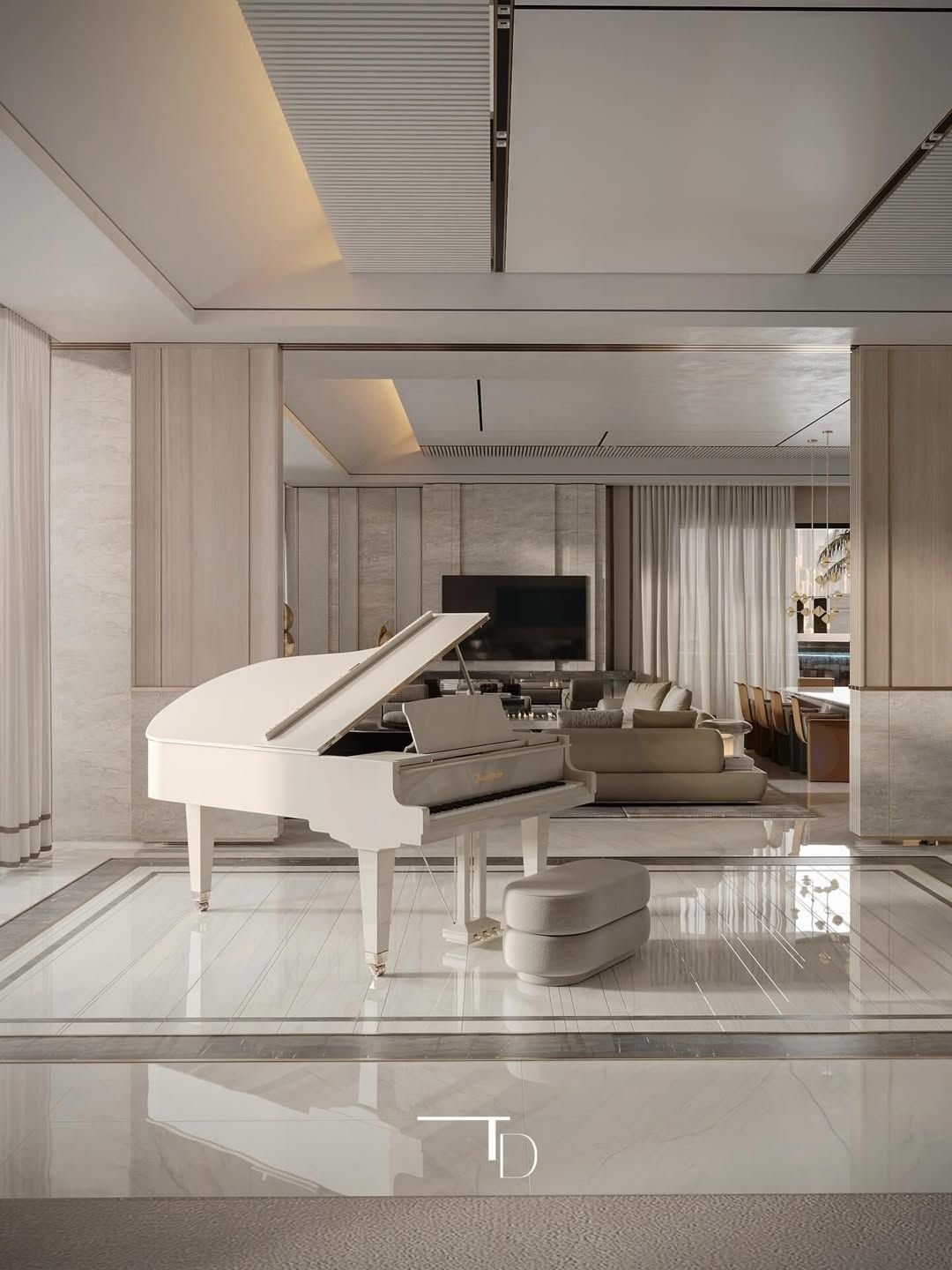 Luxury living room design