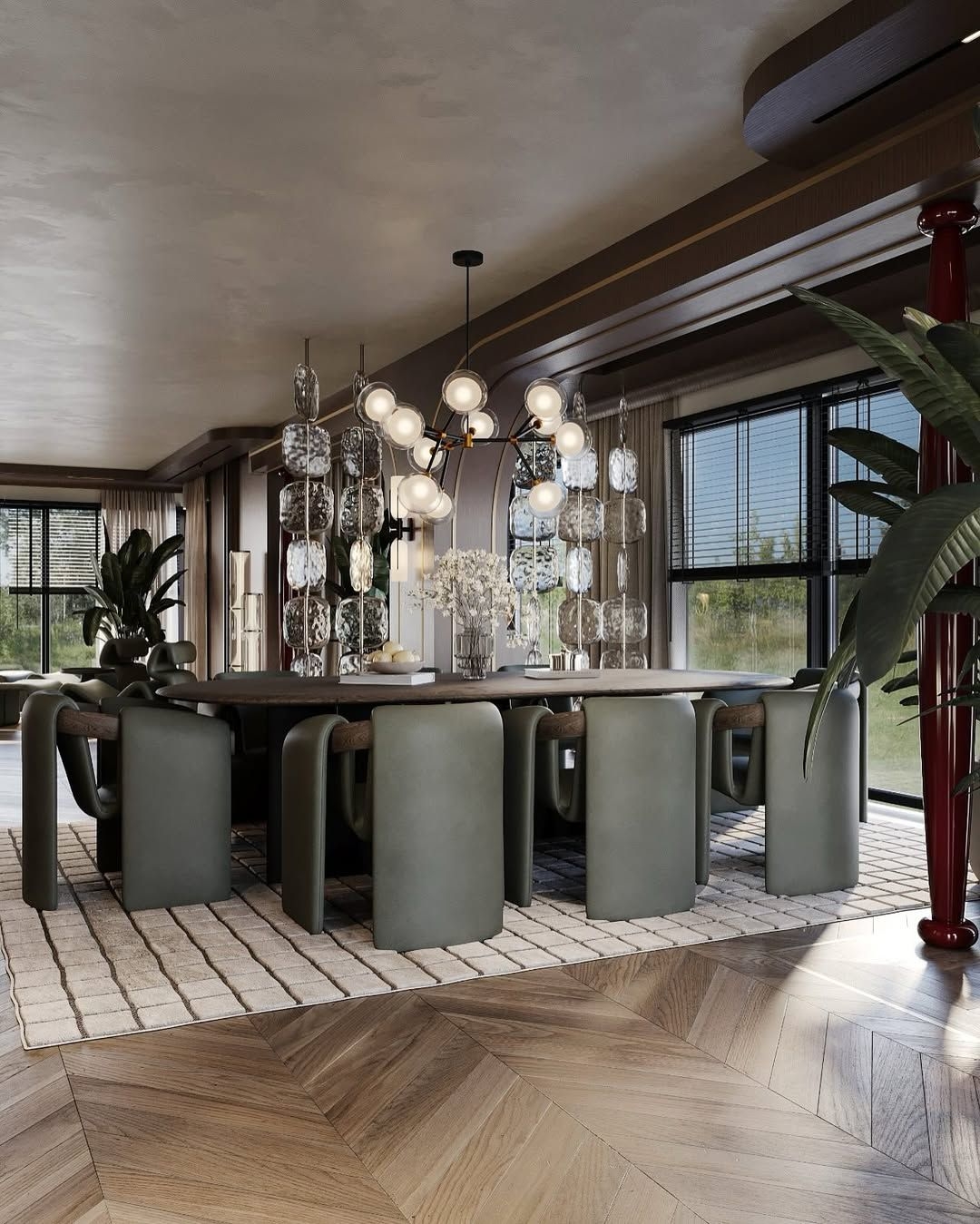 Luxurious dining room design