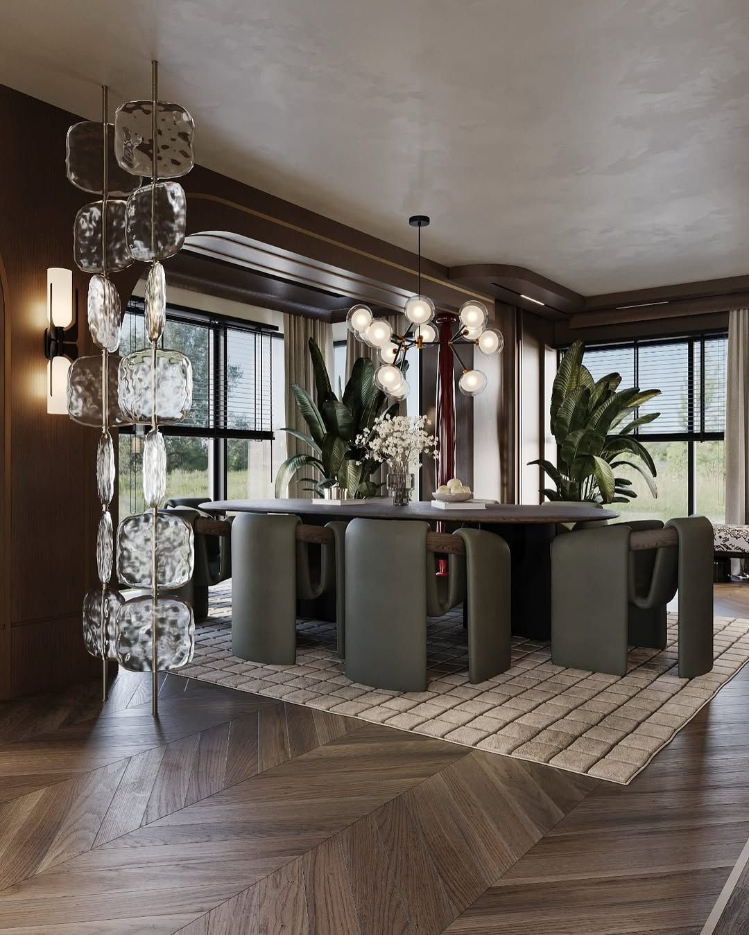 Luxurious dining room design