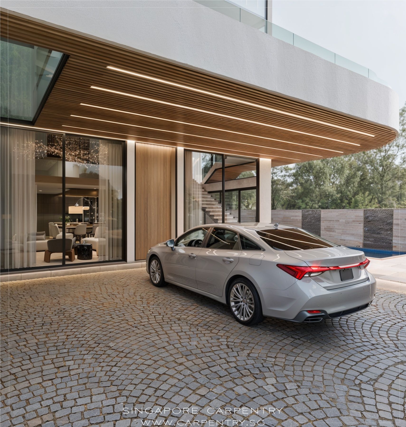 Luxury Home Defined by Light, Texture and Resort-Style @ Lucky Heights