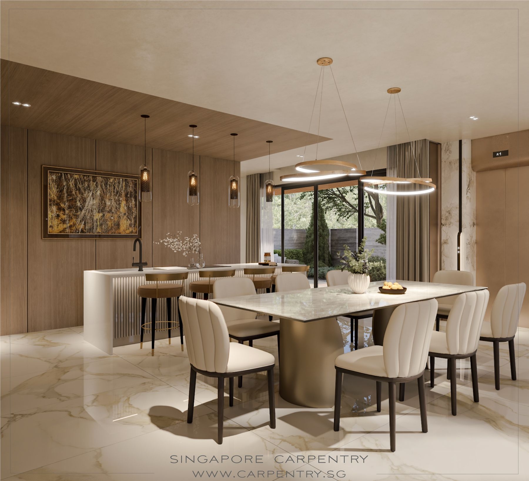Luxury Home Defined by Light, Texture and Resort-Style @ Lucky Heights