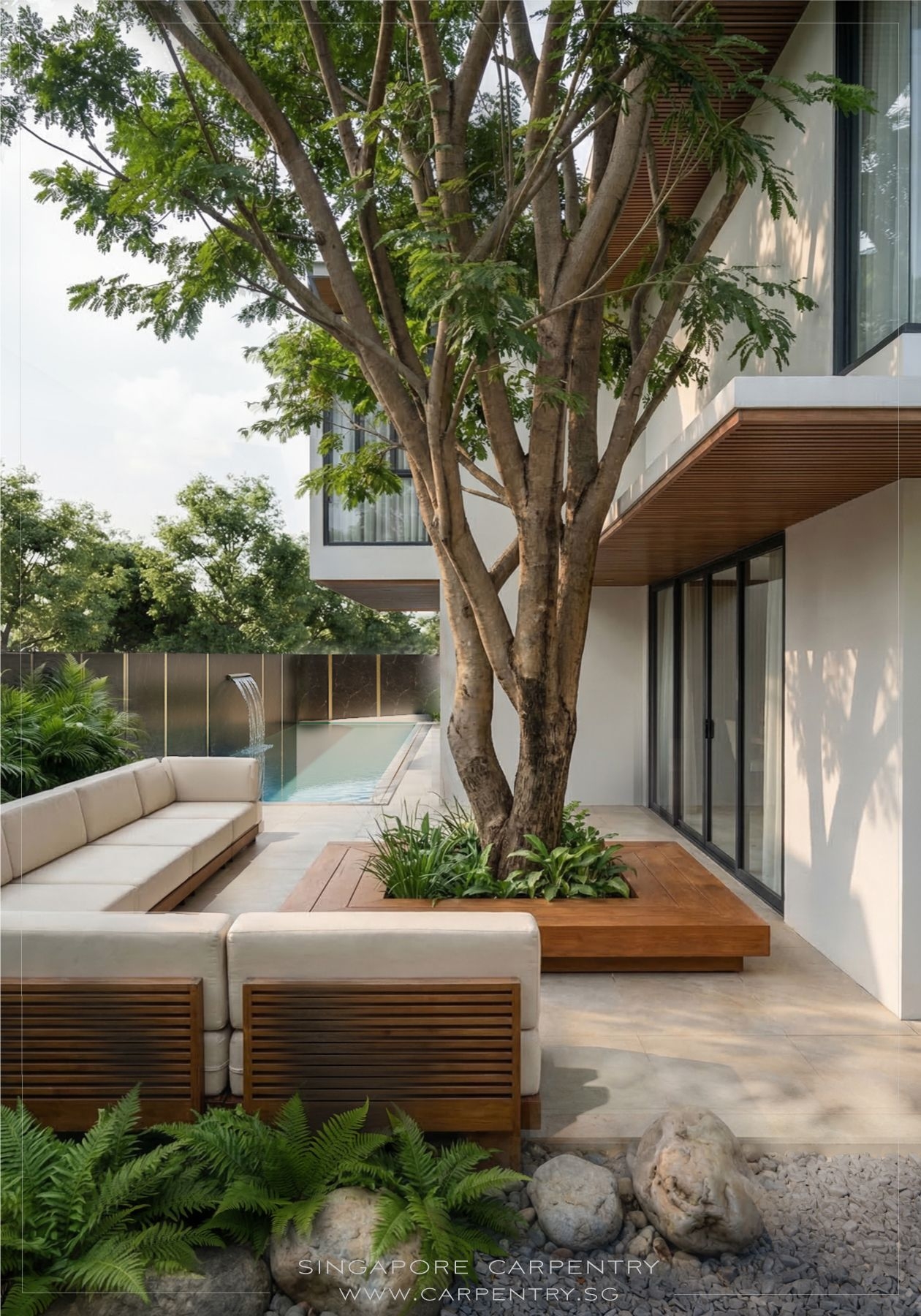 Luxury Home Defined by Light, Texture and Resort-Style @ Lucky Heights