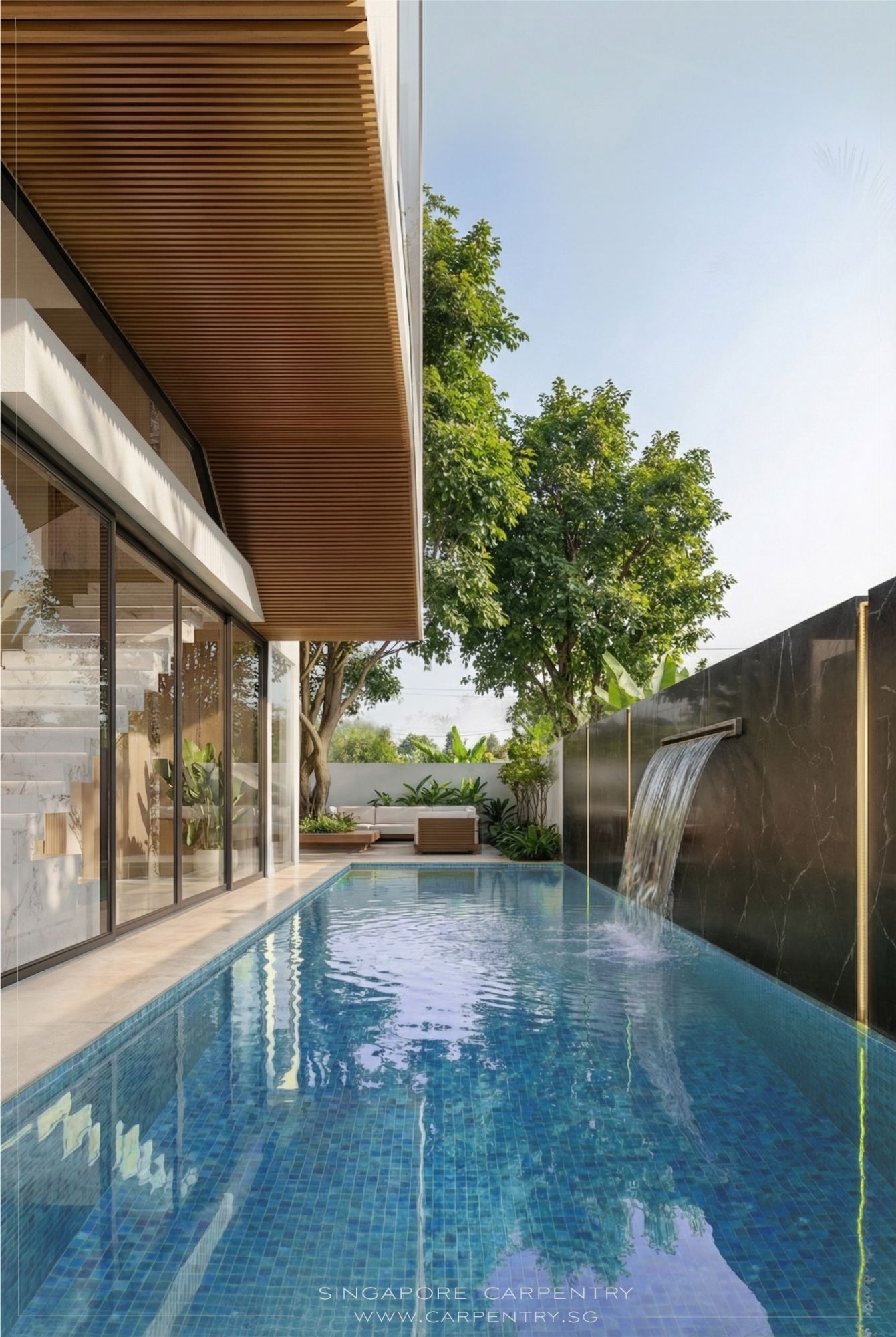 Luxury Home Defined by Light, Texture and Resort-Style @ Lucky Heights