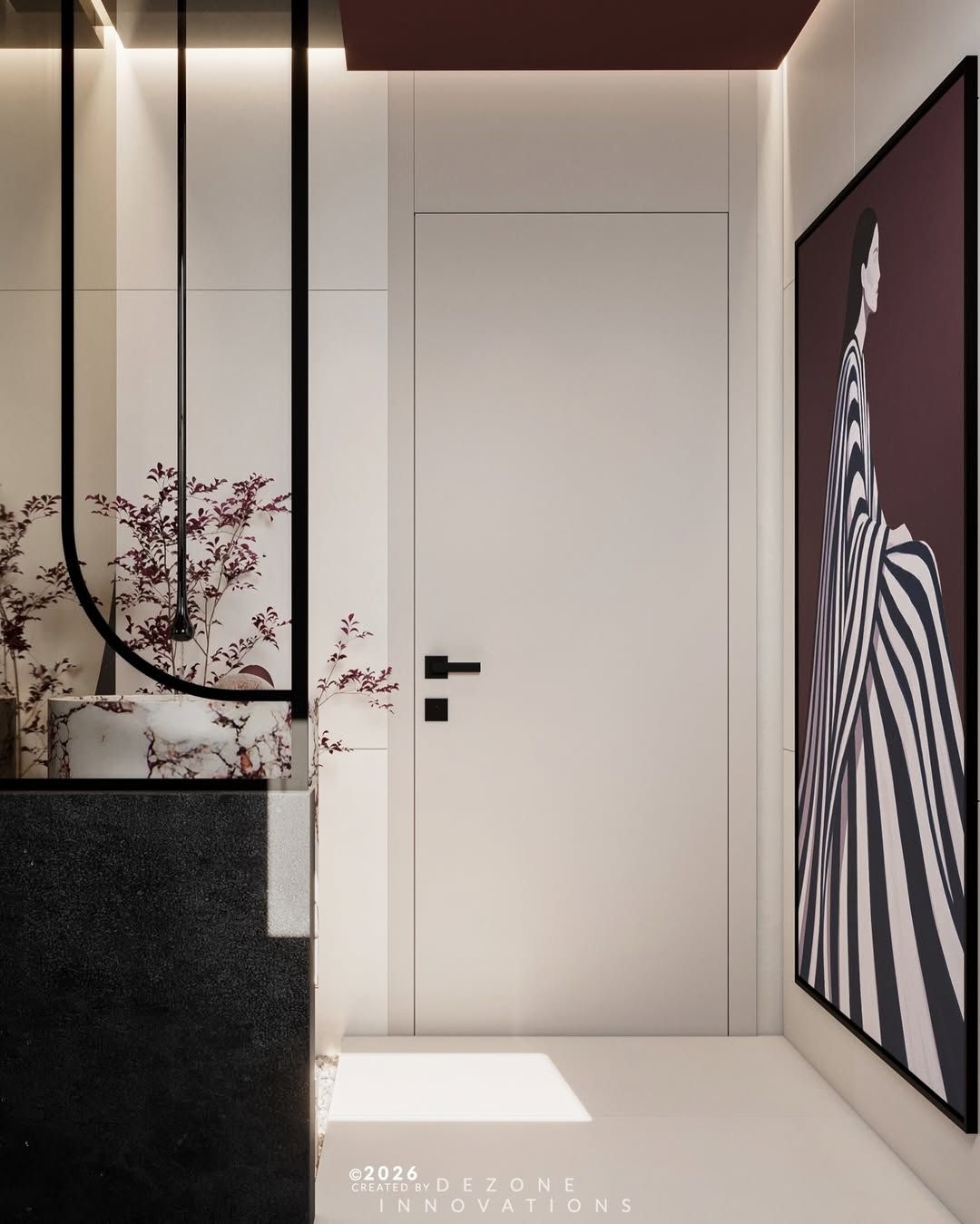 Luxurious & stylish bathroom interior