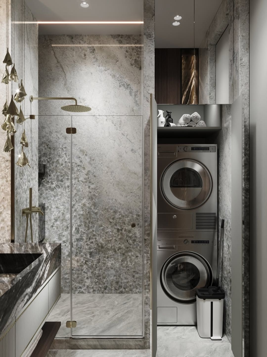 Stylish bathroom design