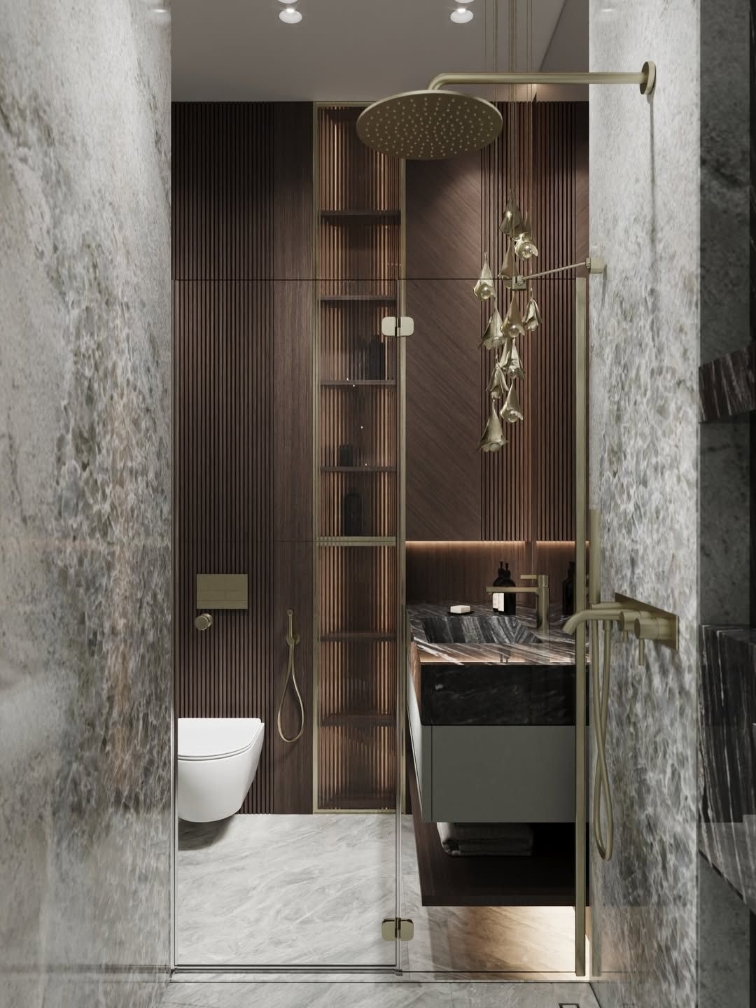 Stylish bathroom design