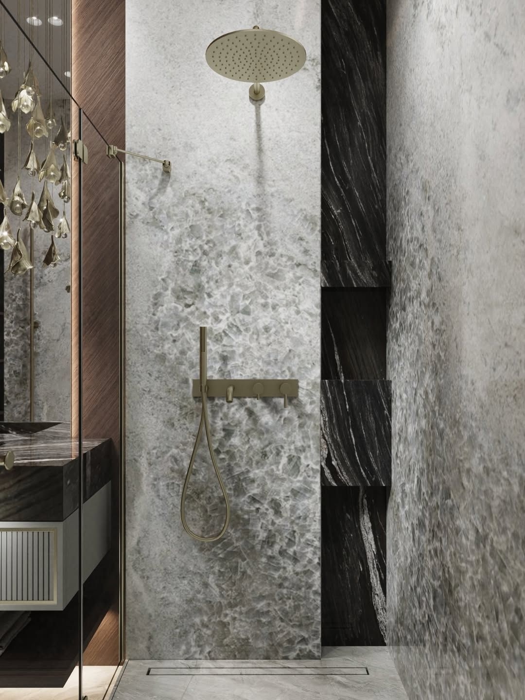 Stylish bathroom design