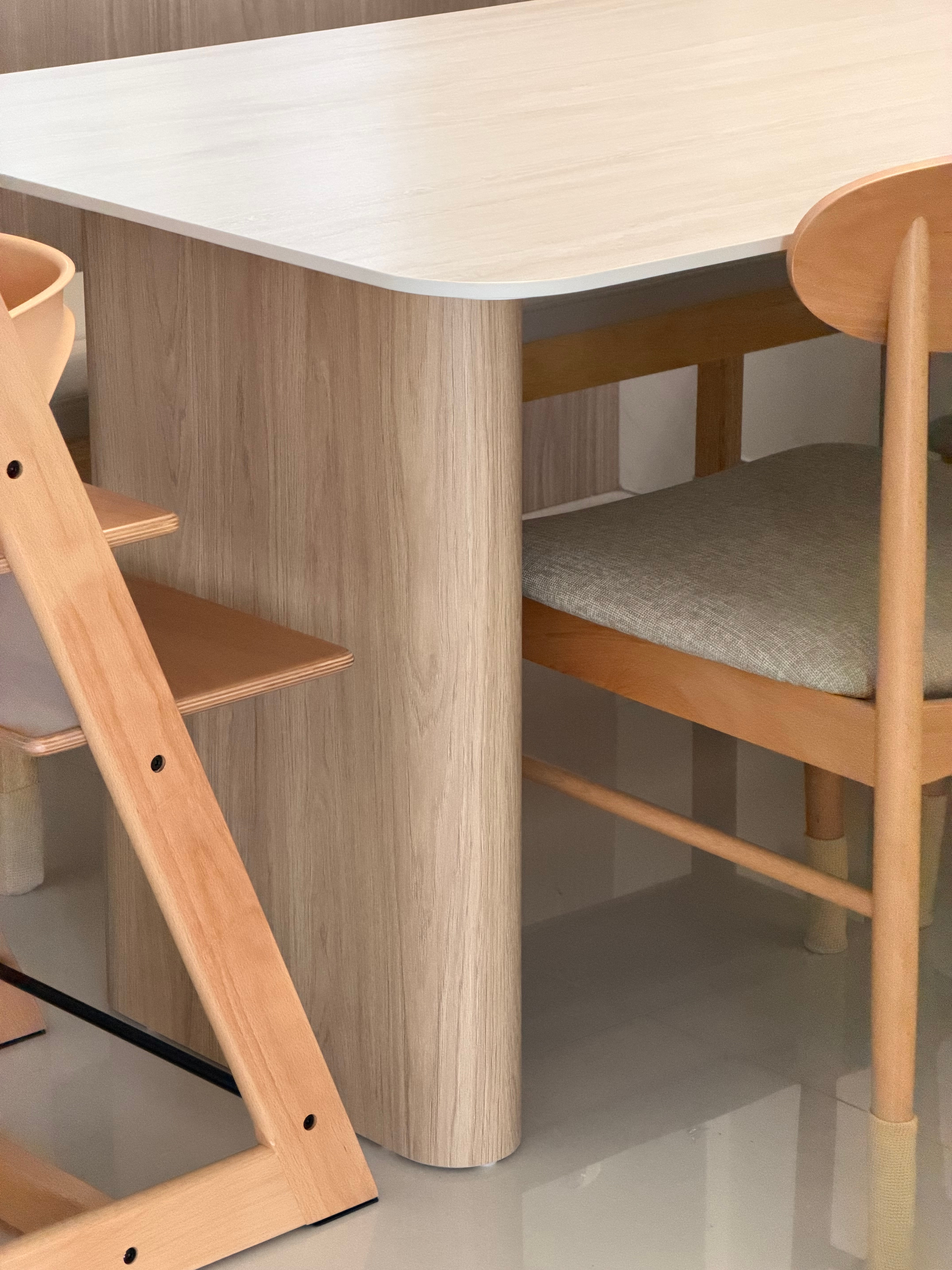 Our Dining Area: The Scandi-style 🍄‍🟫🍴🪵🪑🤎