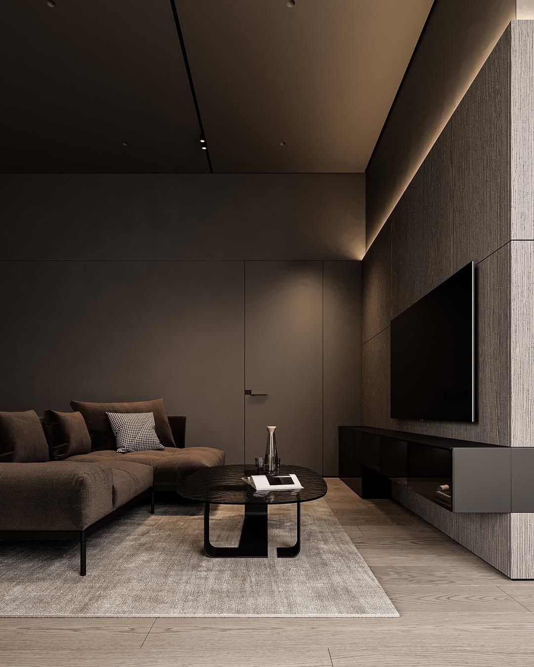 Luxurious and cozy bedroom design