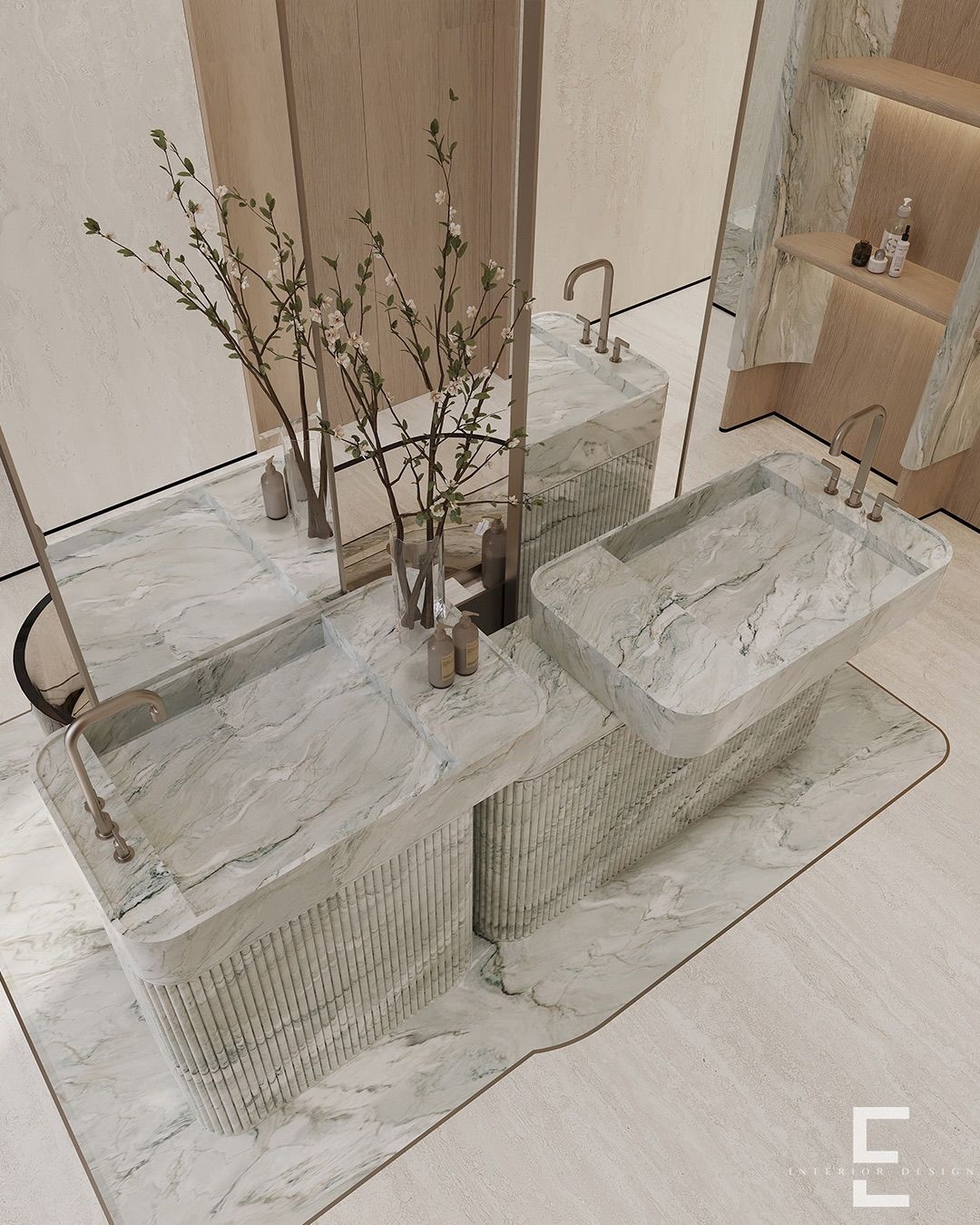 Luxurious bathroom design