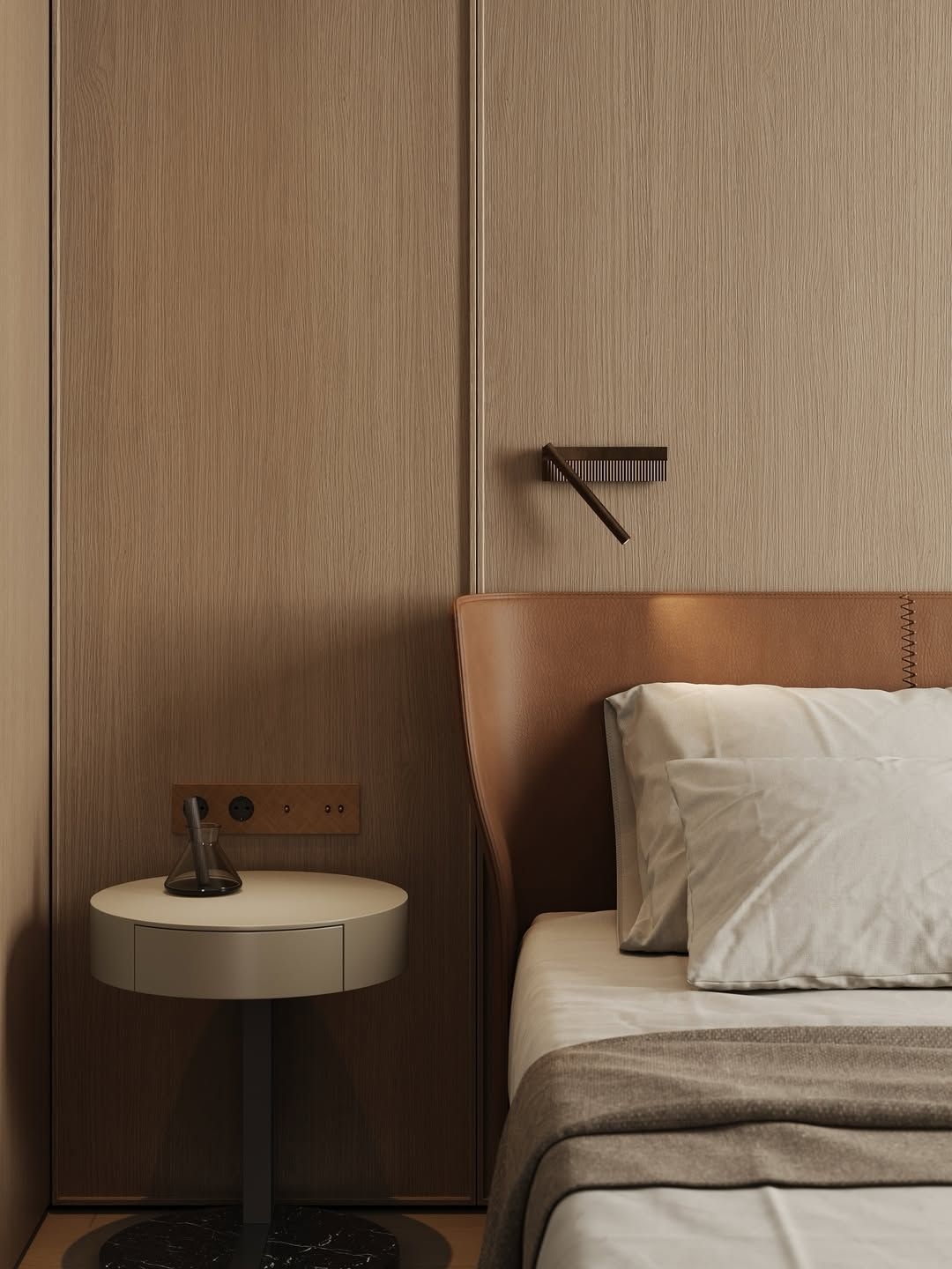 Cozy bedroom design