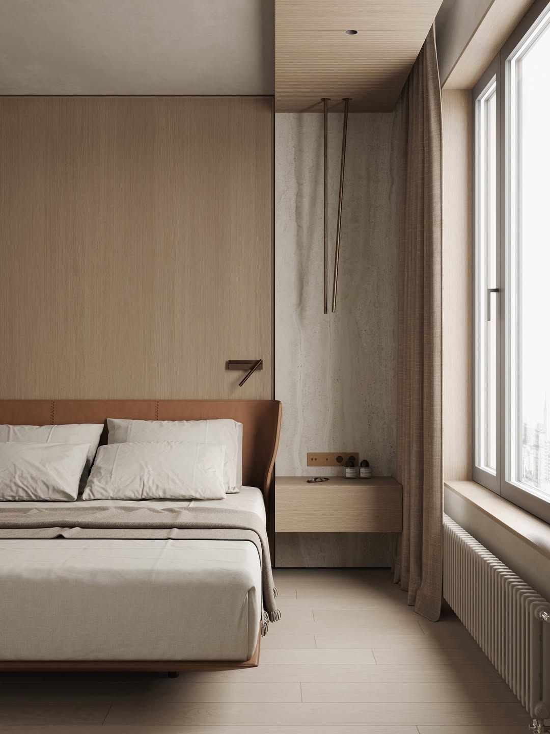 Cozy bedroom design