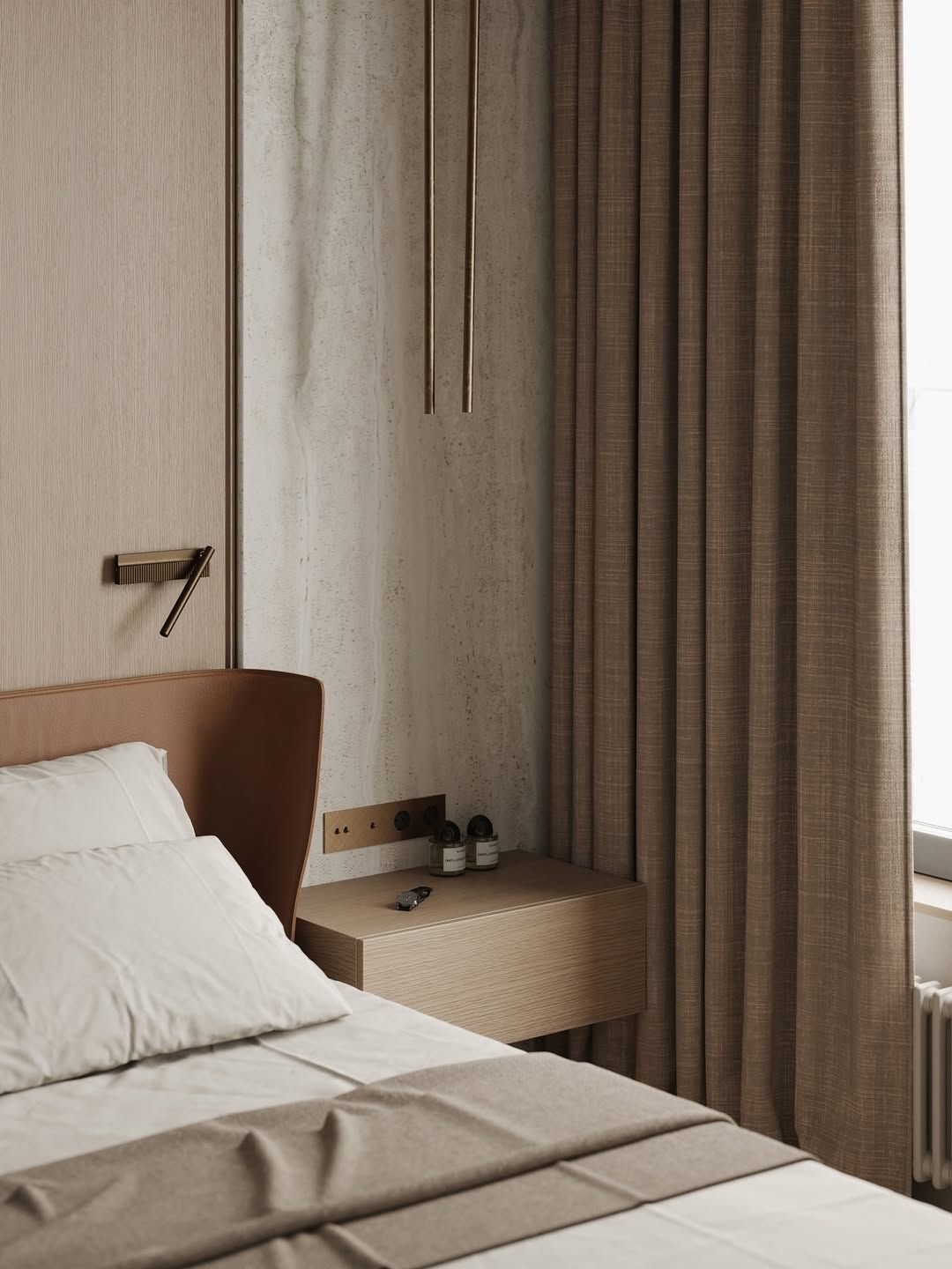 Cozy bedroom design