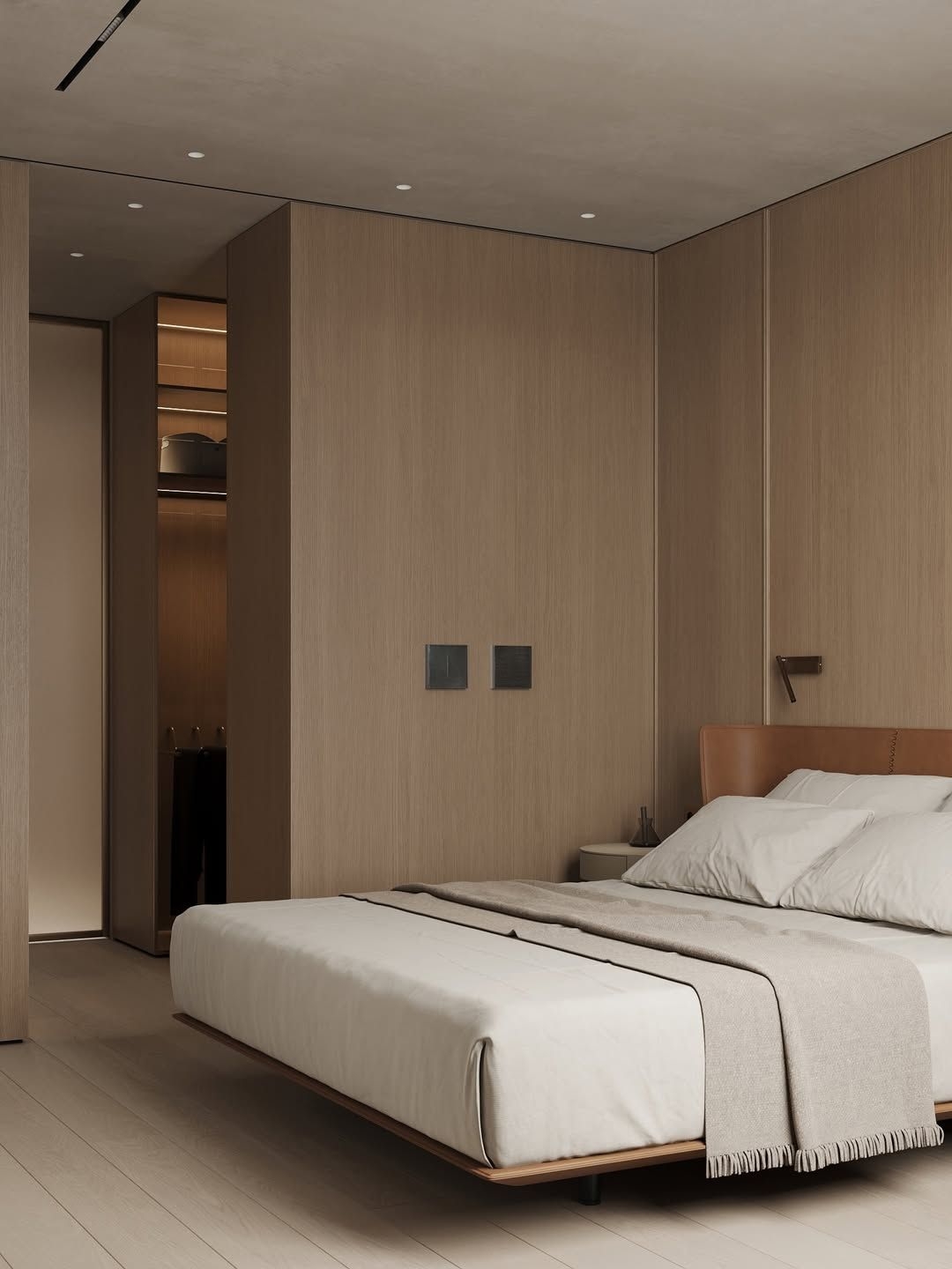 Cozy bedroom design