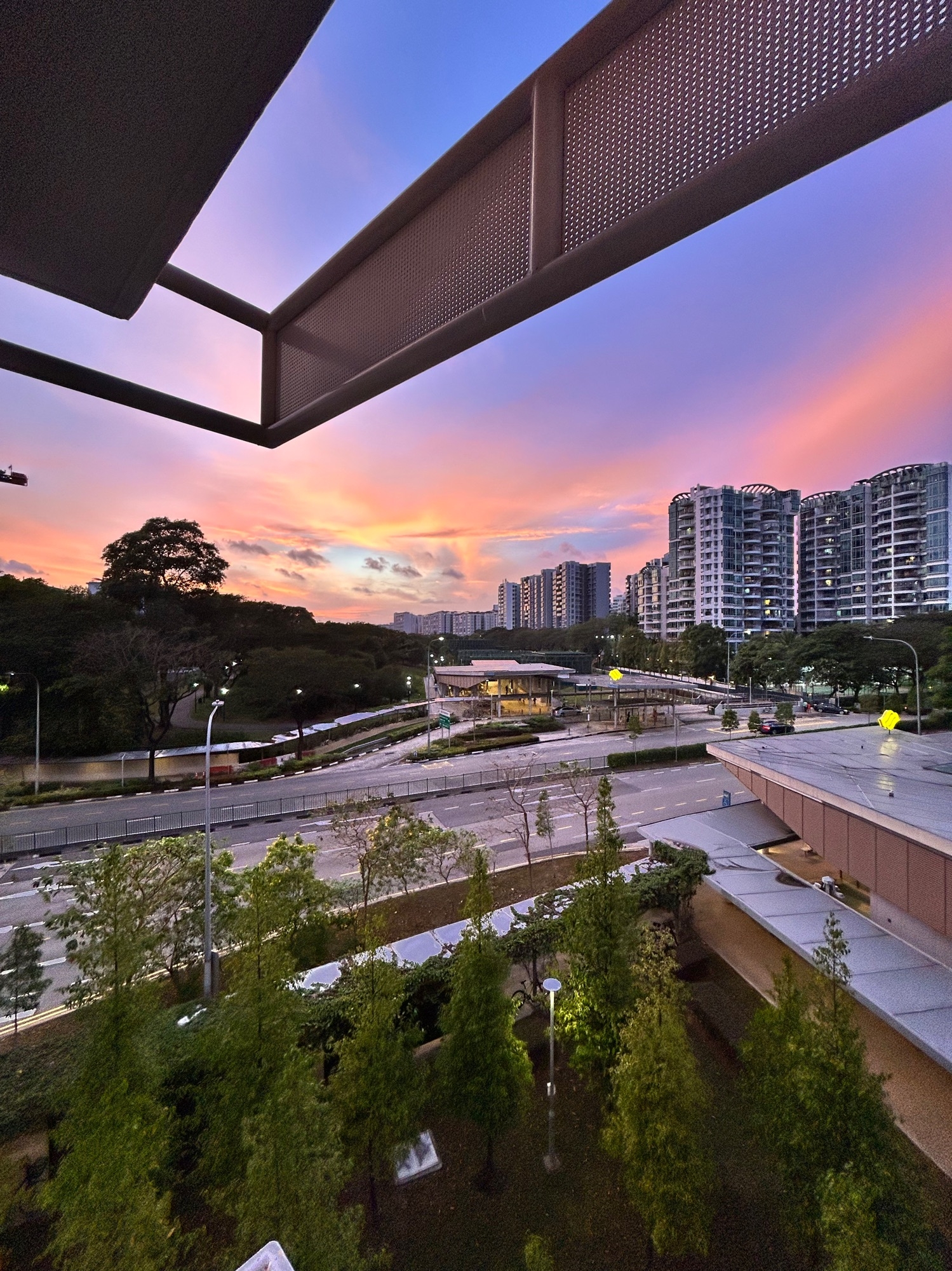 Sunset views from our home