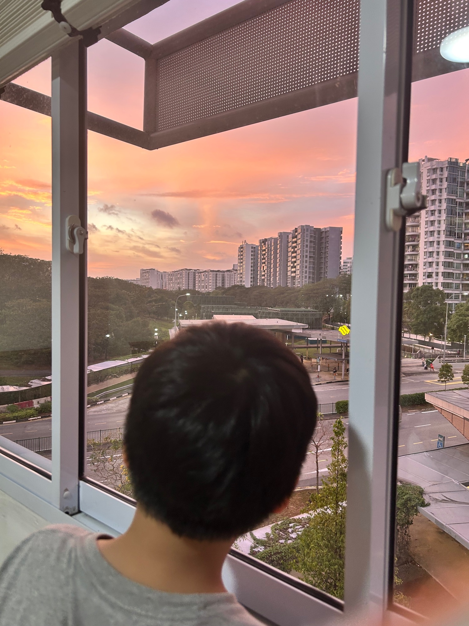 Sunset views from our home