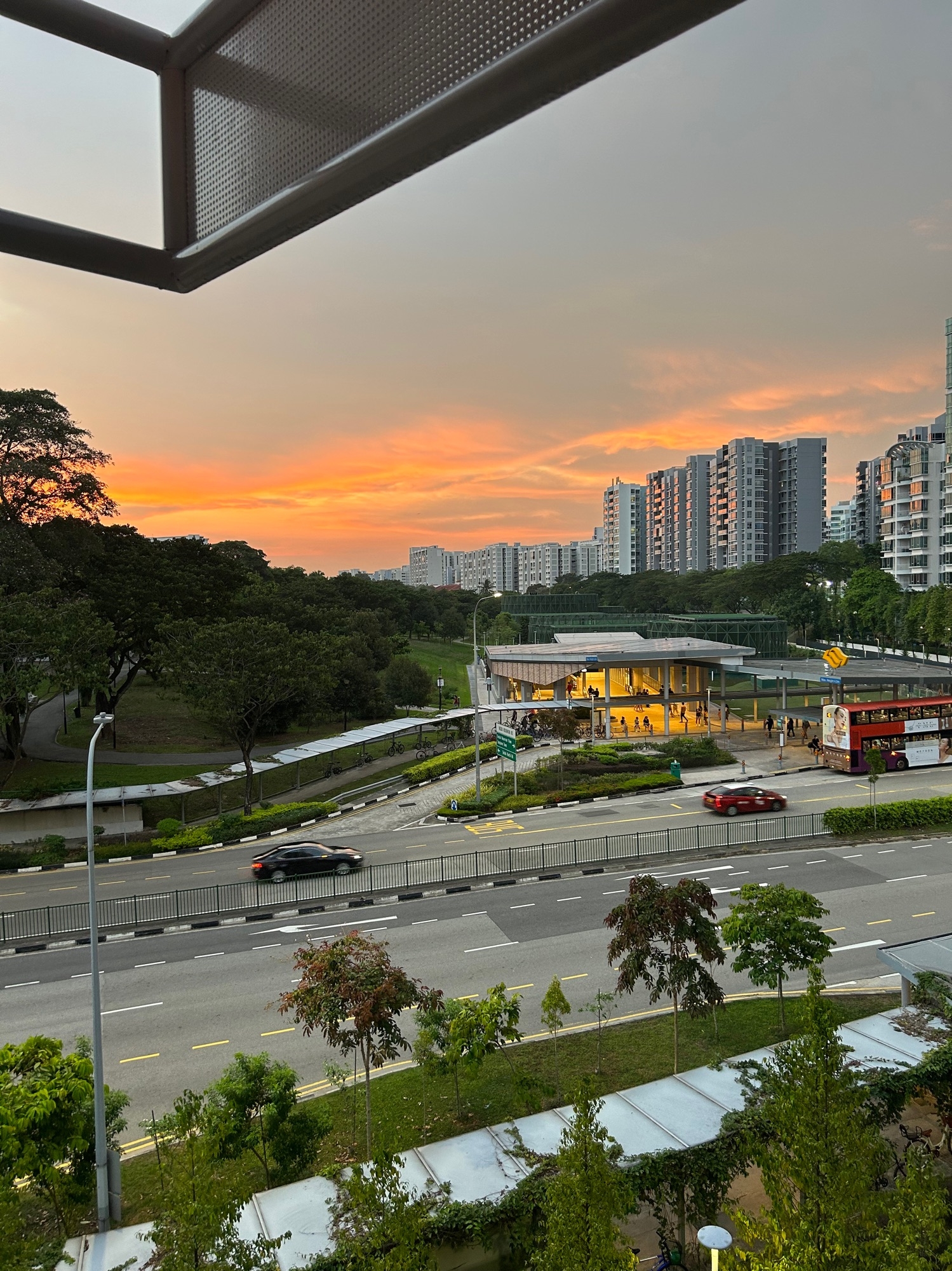 Sunset views from our home