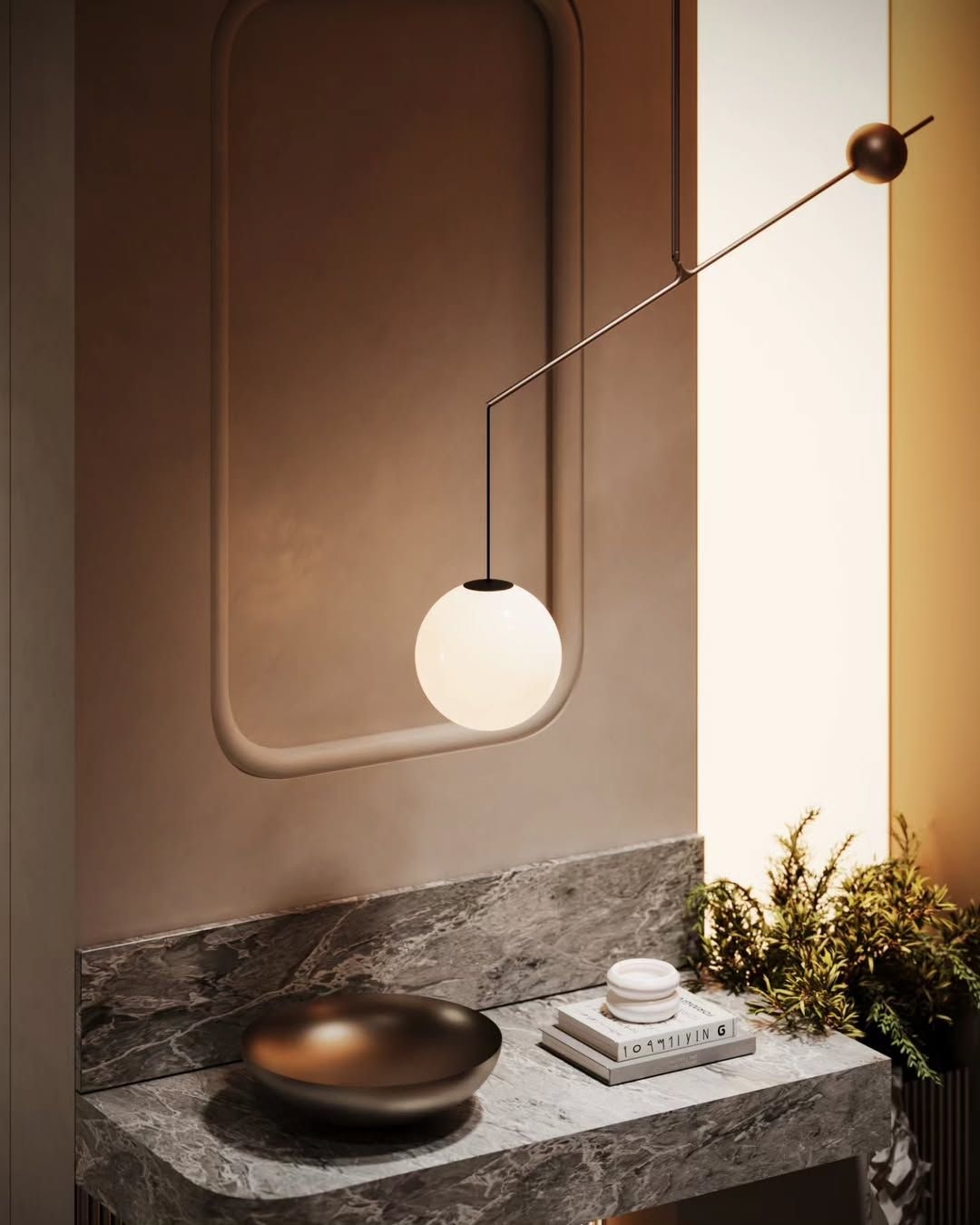 Luxury modern entryway design