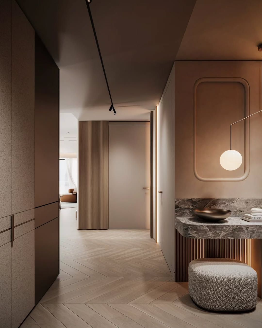 Luxury modern entryway design