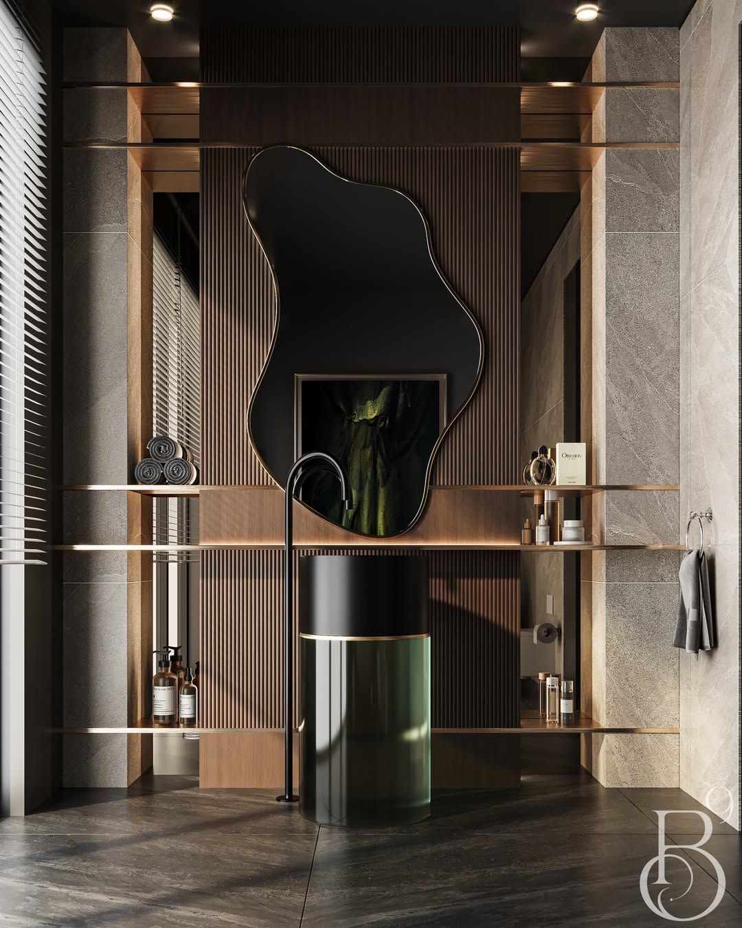 Luxurious modern bathroom