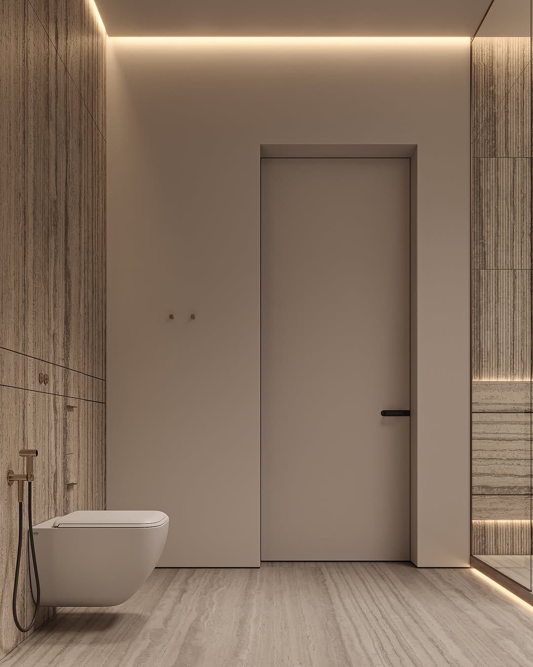 Modern luxe bathroom