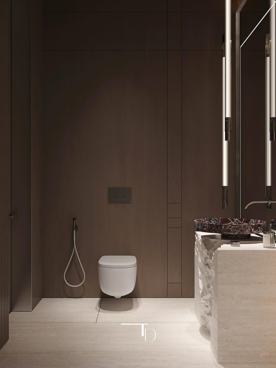 Modern and stylish bathroom
