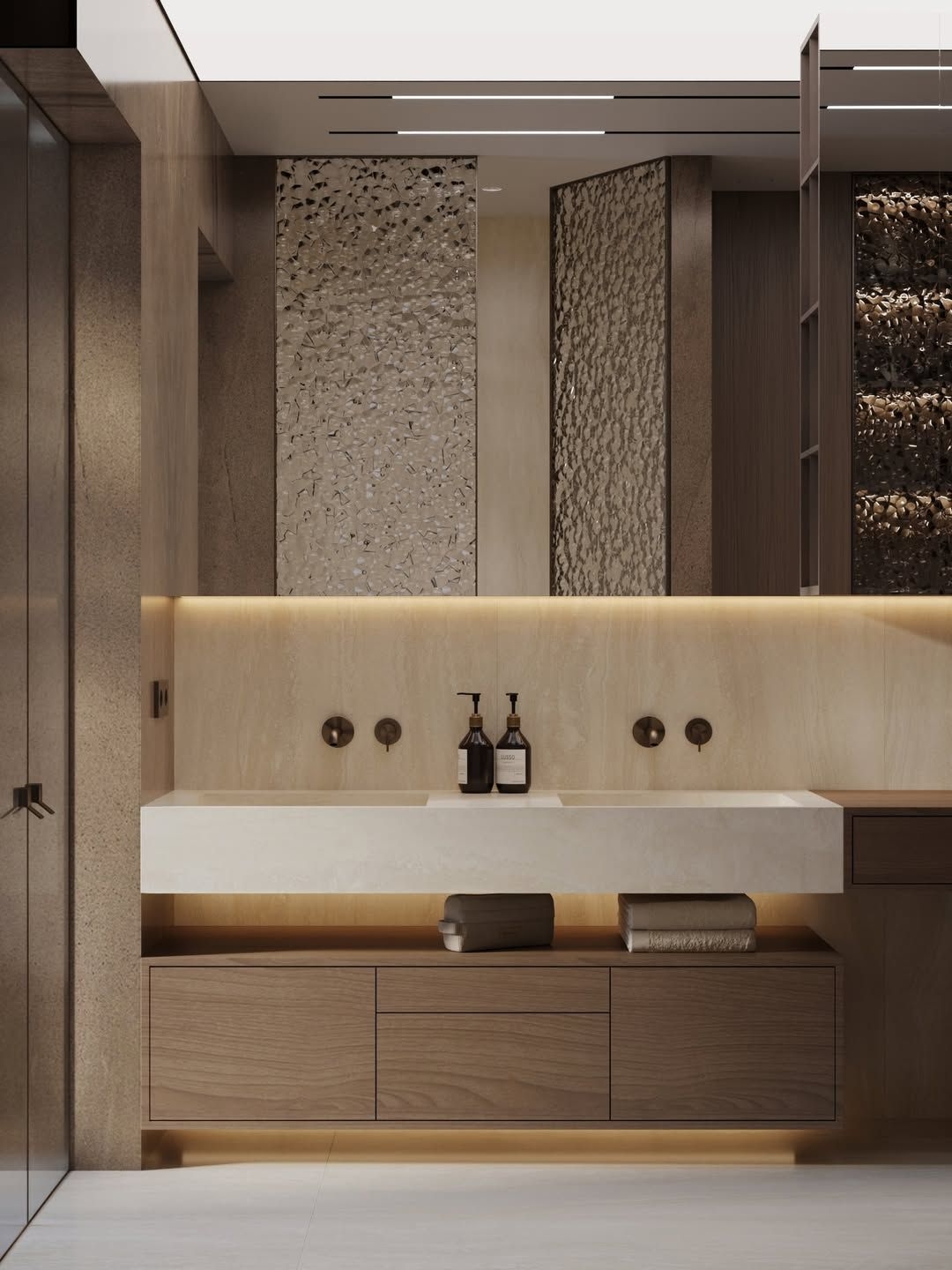 Luxurious modern bathroom
