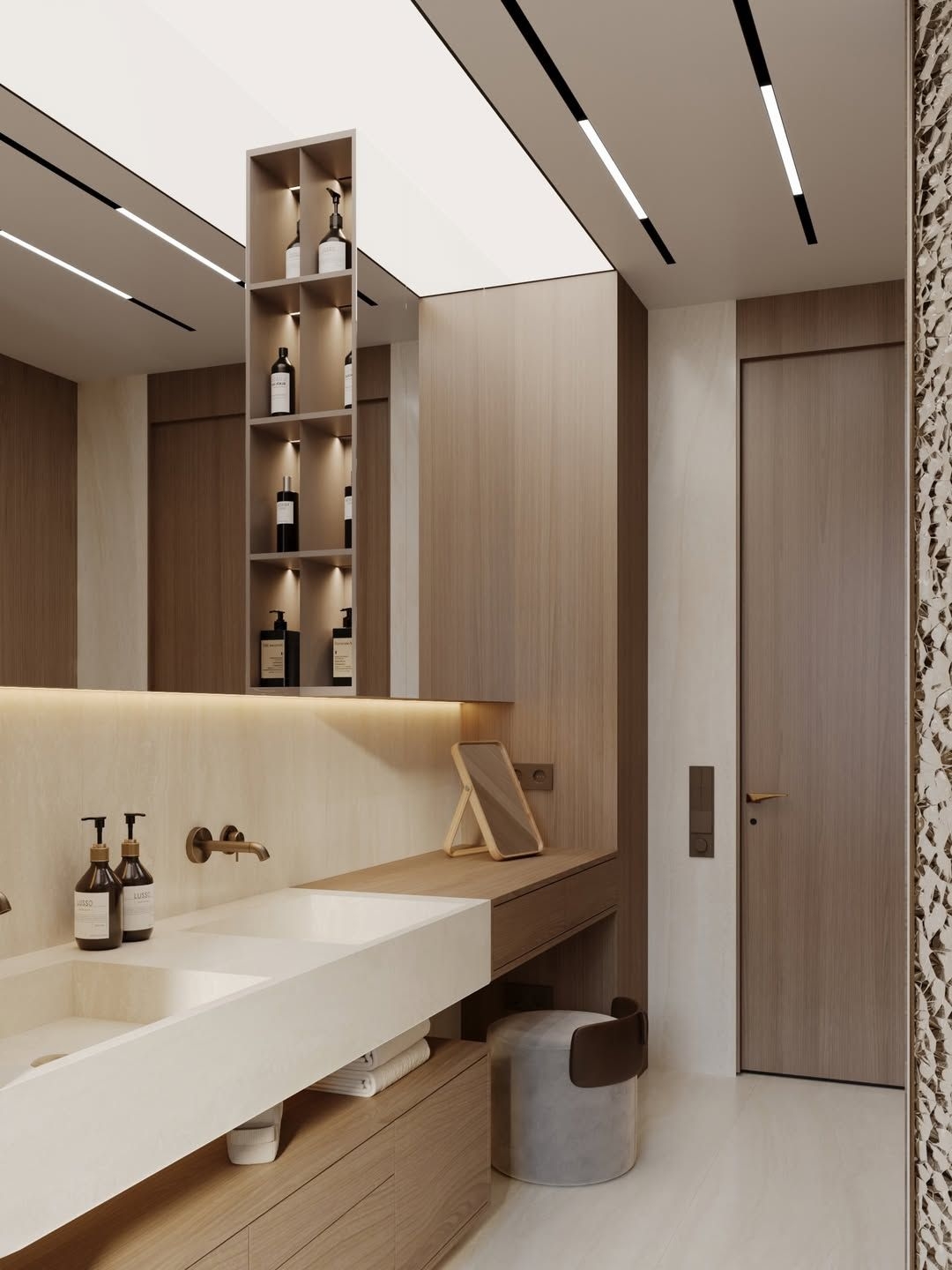 Luxurious modern bathroom