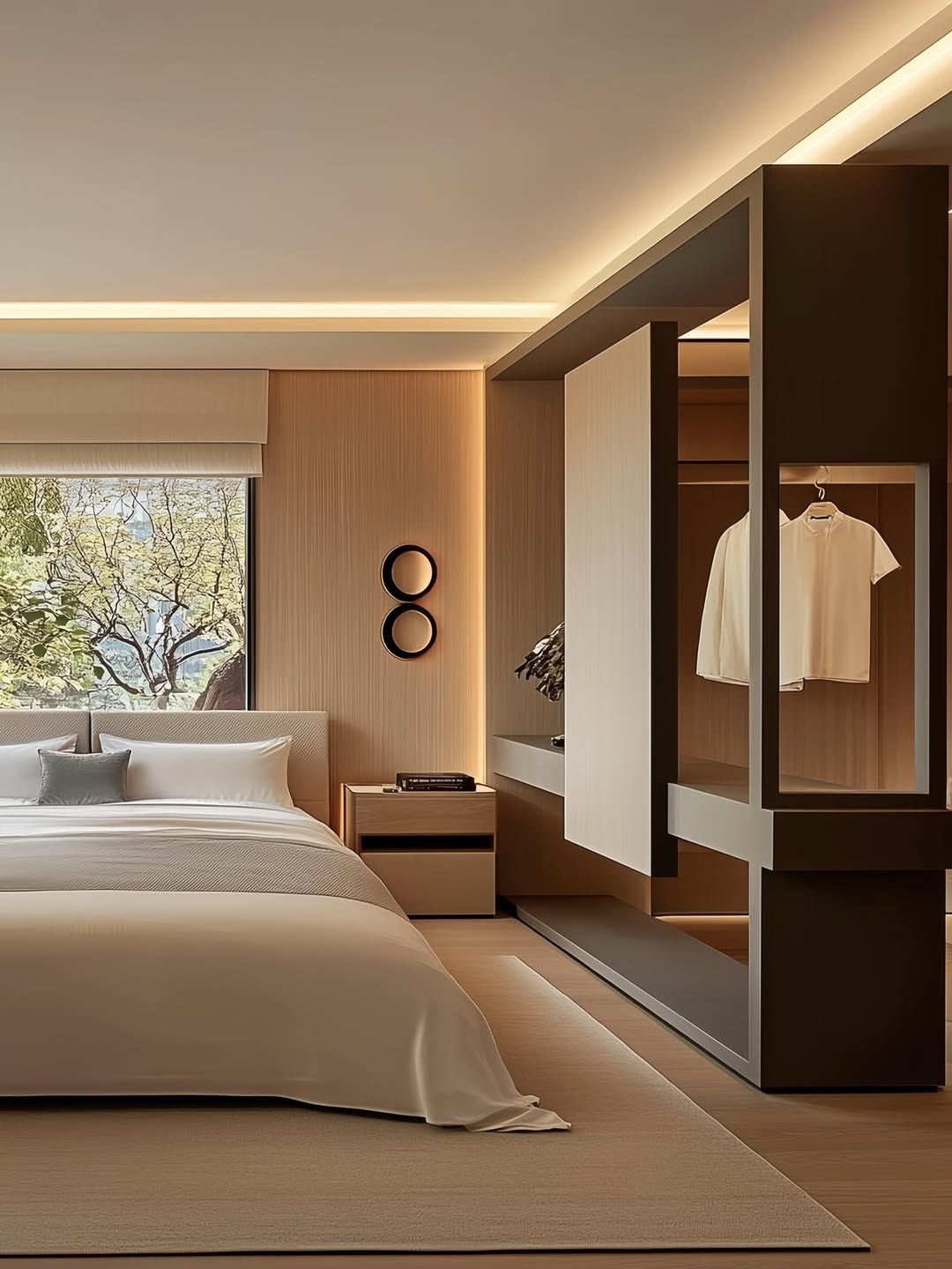 Stylish-bedroom-&-walk-in-wardrobe-interior-design