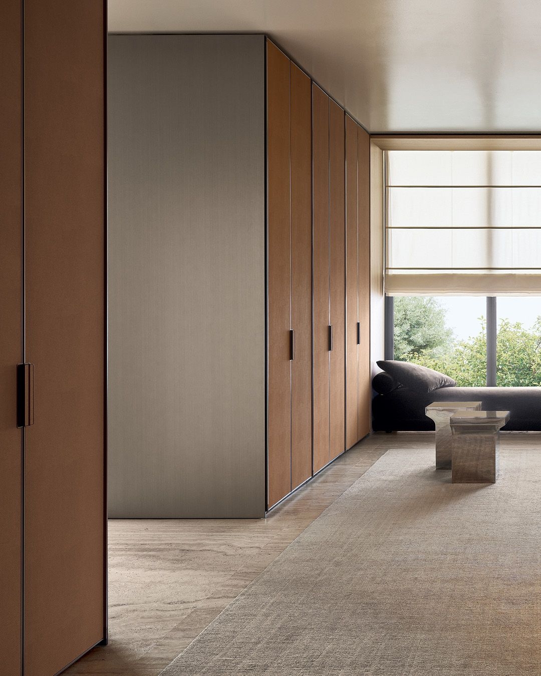 Luxurious walk in wardrobe