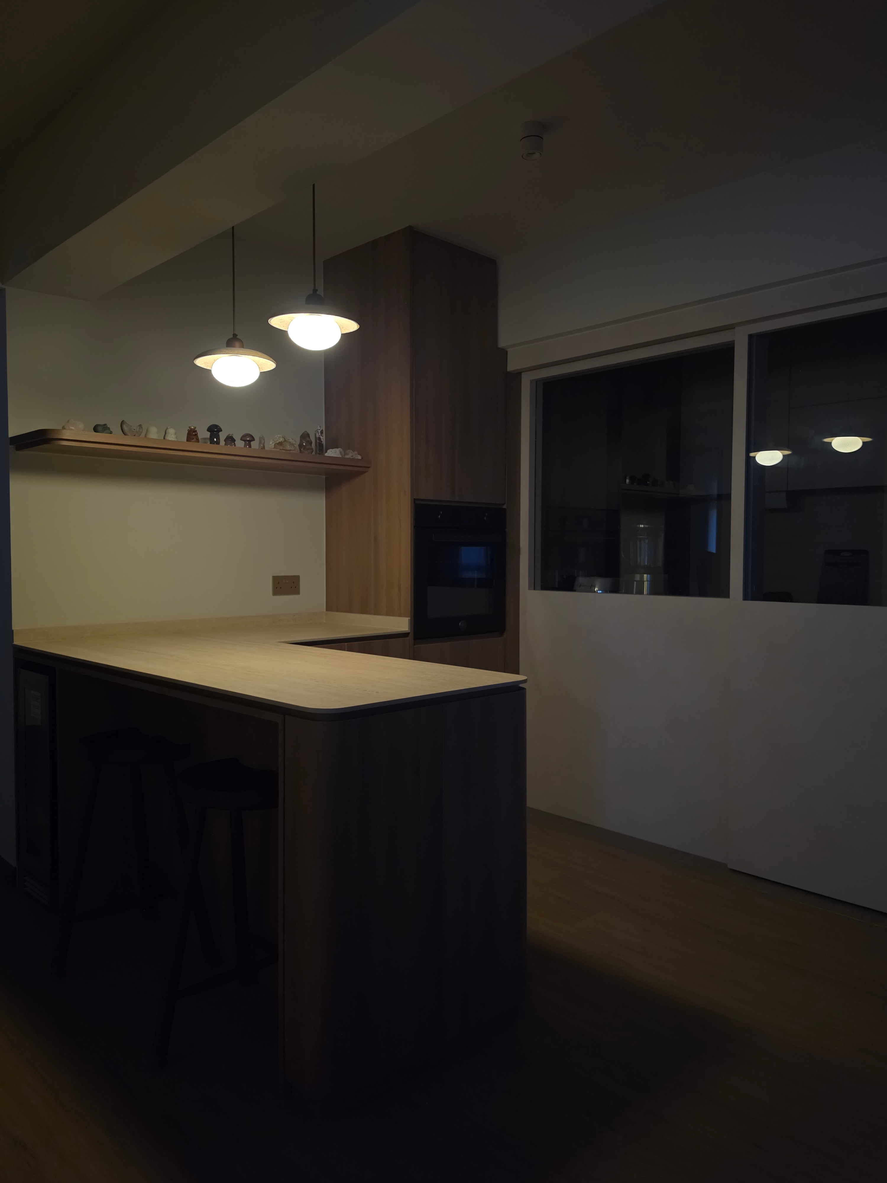 A Thoughtfully Lit Dry Pantry Designed for Everyday Living