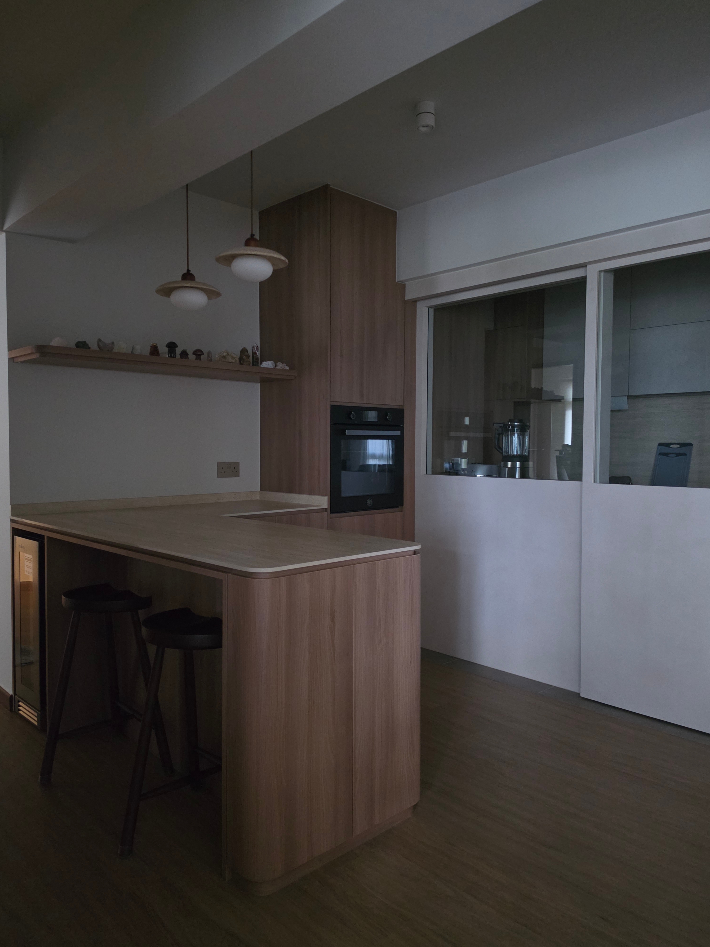 A Thoughtfully Lit Dry Pantry Designed for Everyday Living