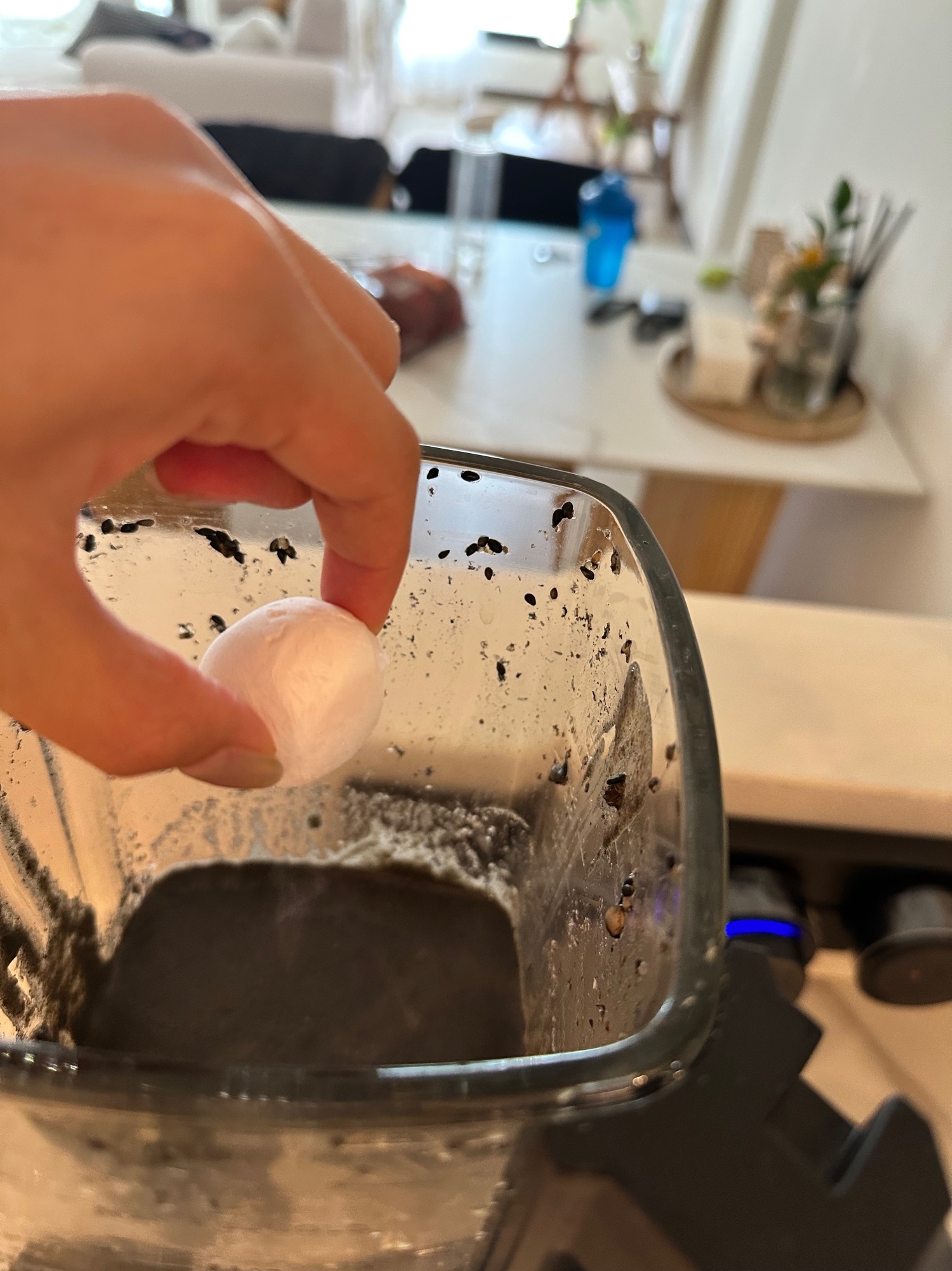 Black Sesame Paste with Ninja foodi blender