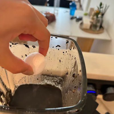 Customer home photo 3: Black Sesame Paste with Ninja foodi blender