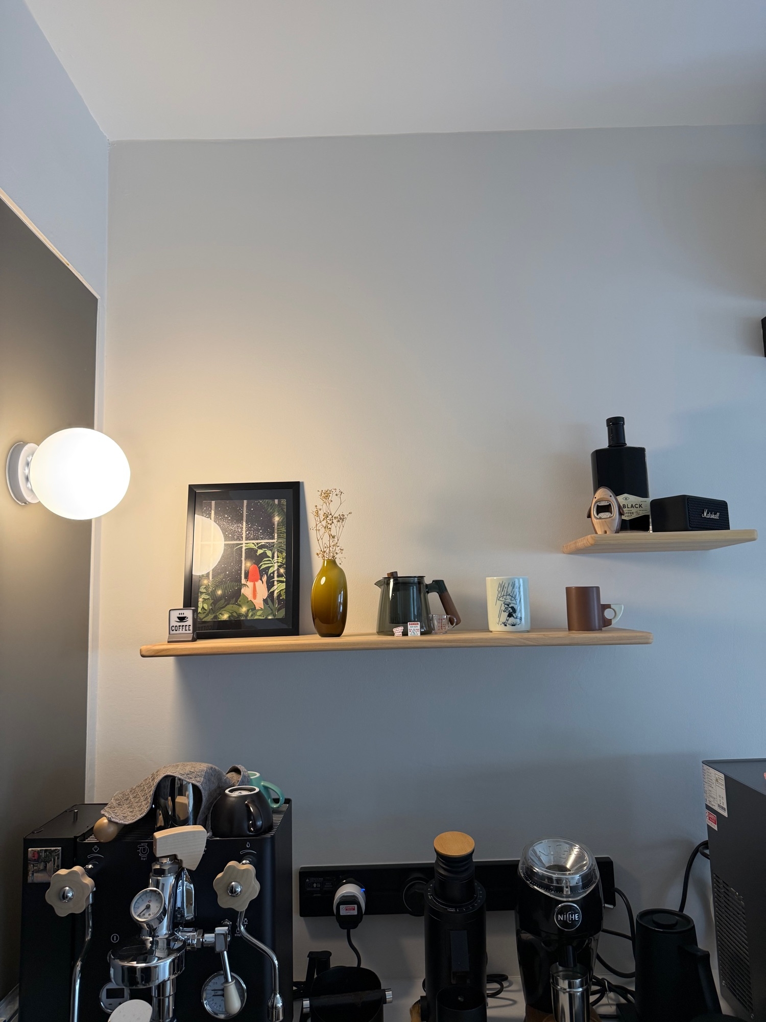Our floating shelves