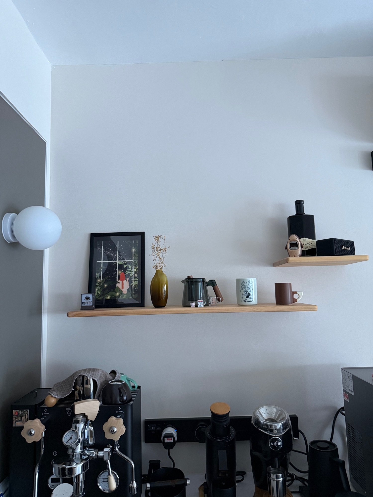 Our floating shelves
