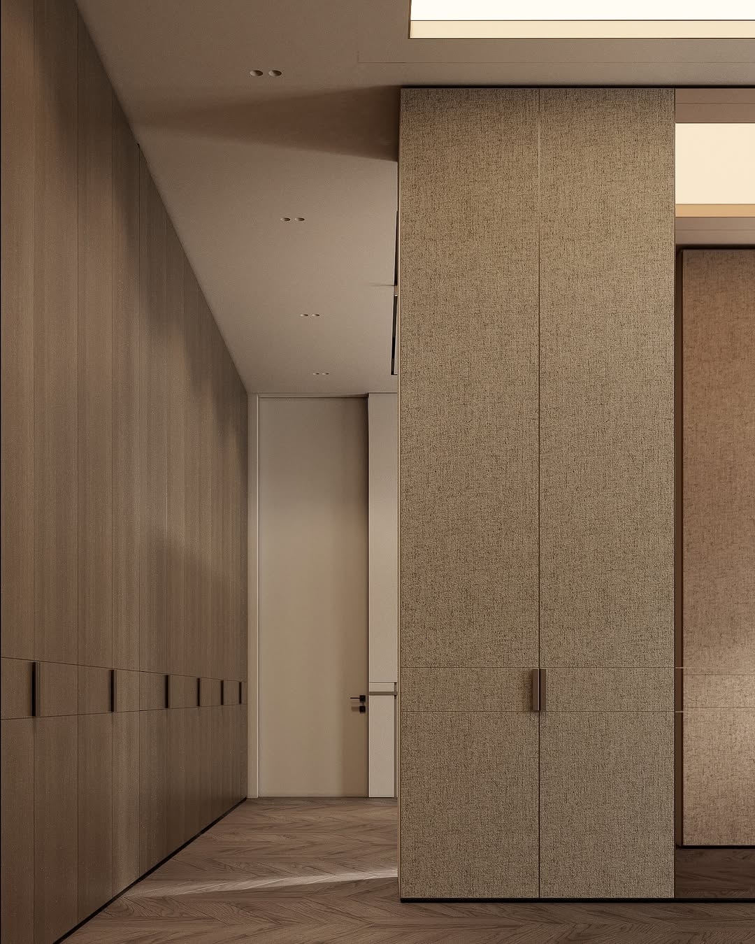 Ultra stylish walk in wardrobe design