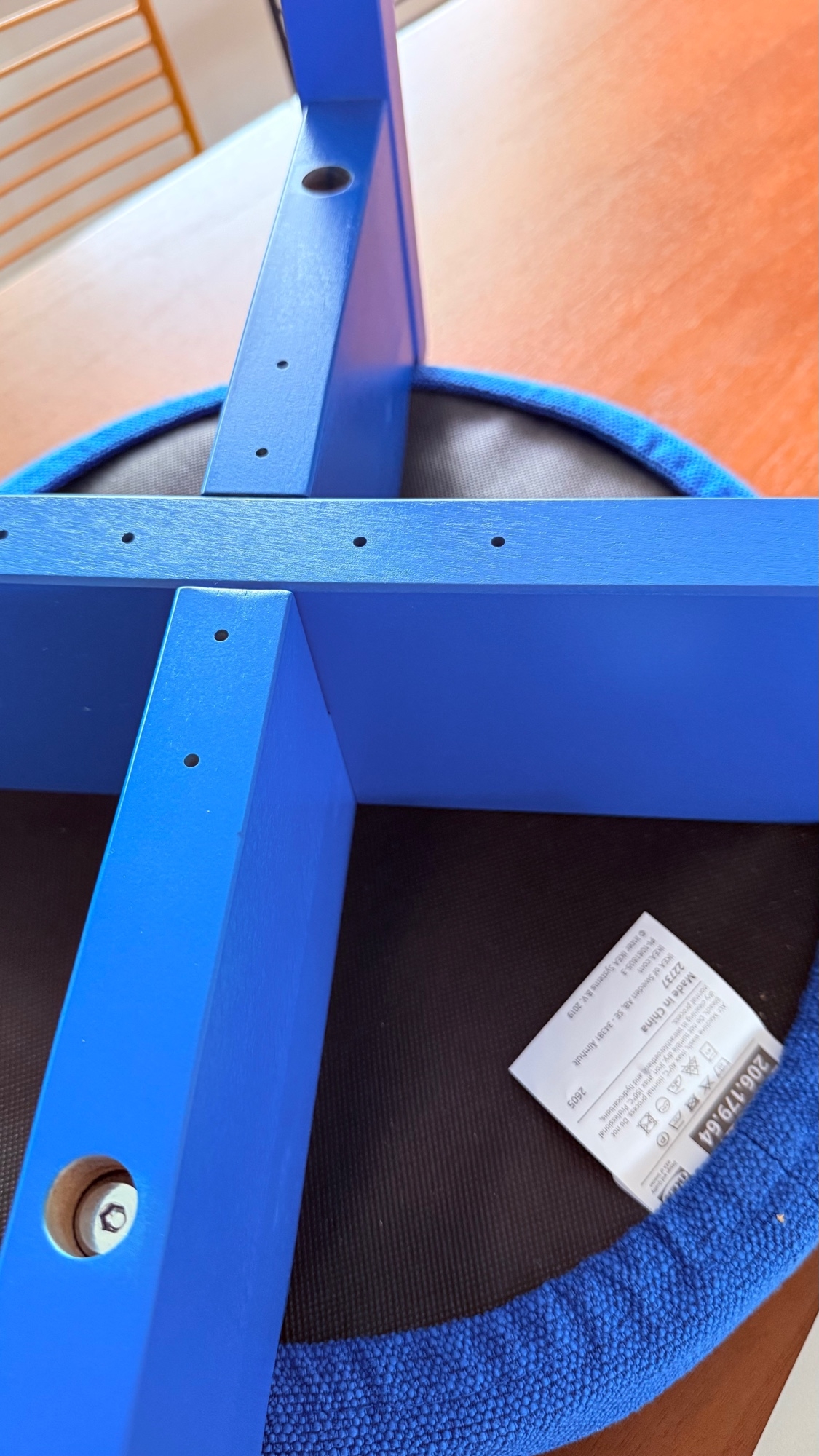 Bright blue. Our new fav colour.
