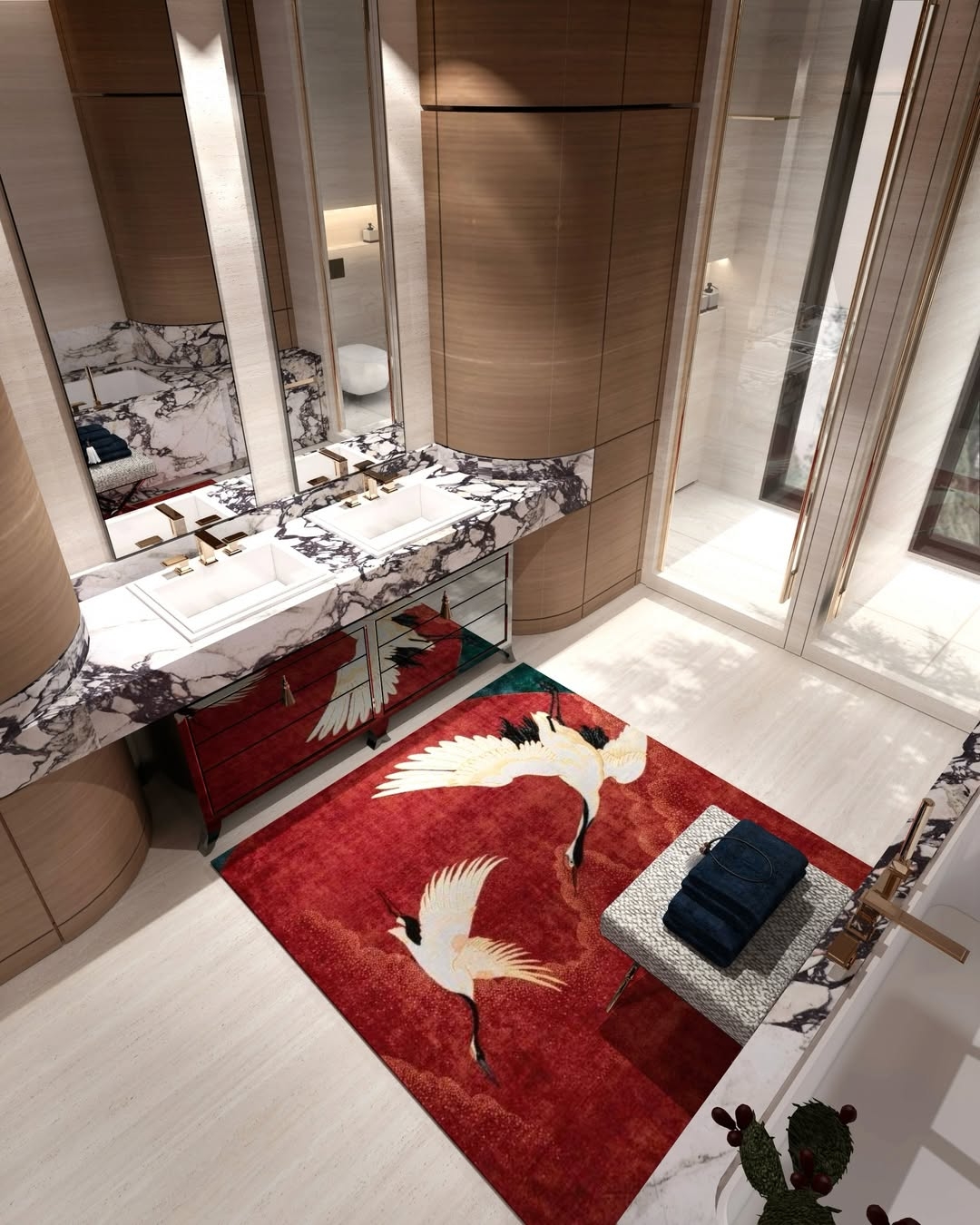 Luxurious bathroom design