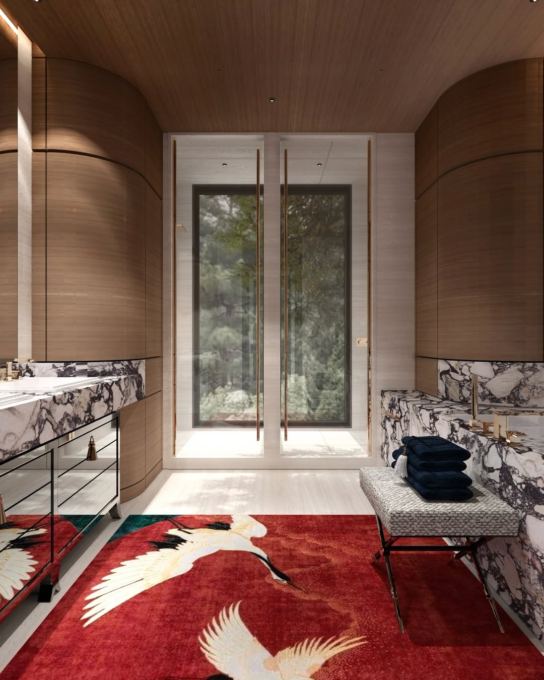 Luxurious bathroom design
